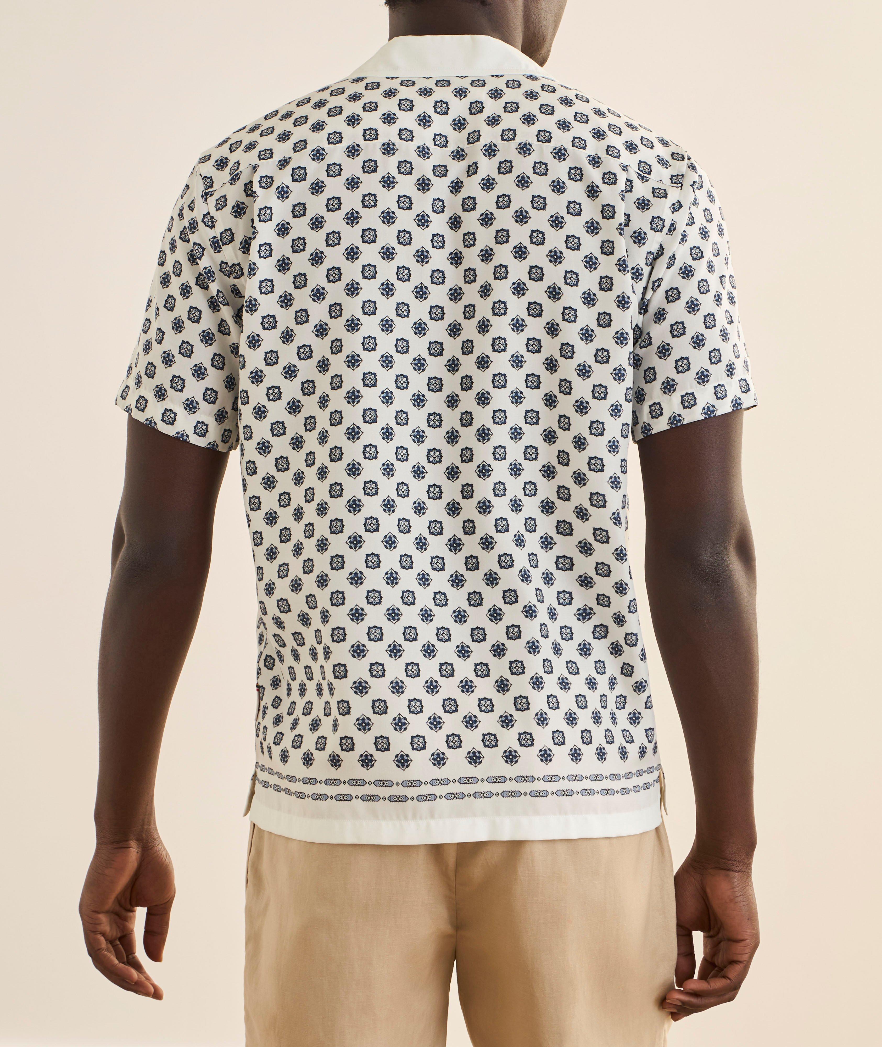 Maitan Luminis Border Lyocell Camp Shirt image 2