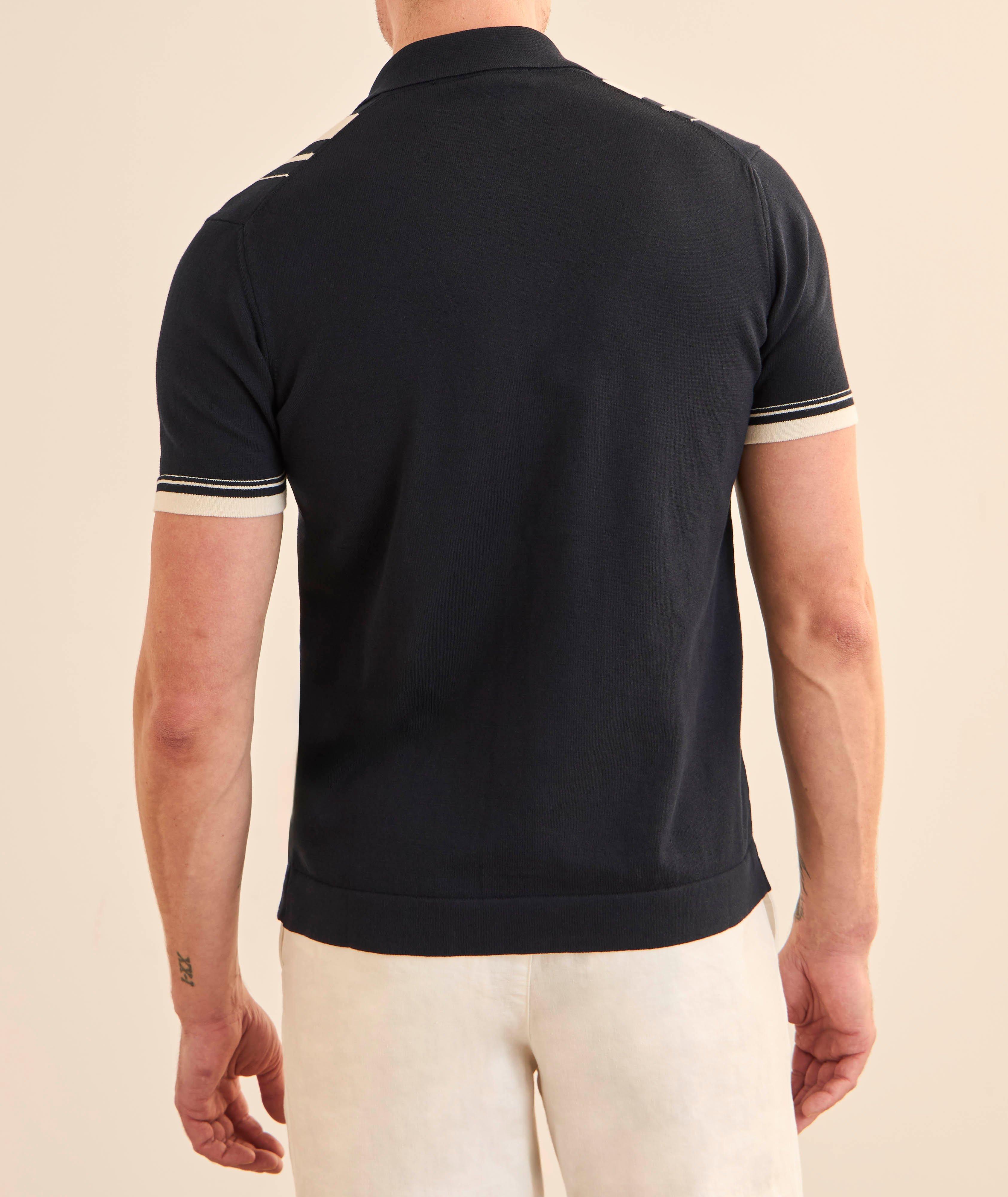 Tiernan Striped Cotton Knit Shirt  image 2