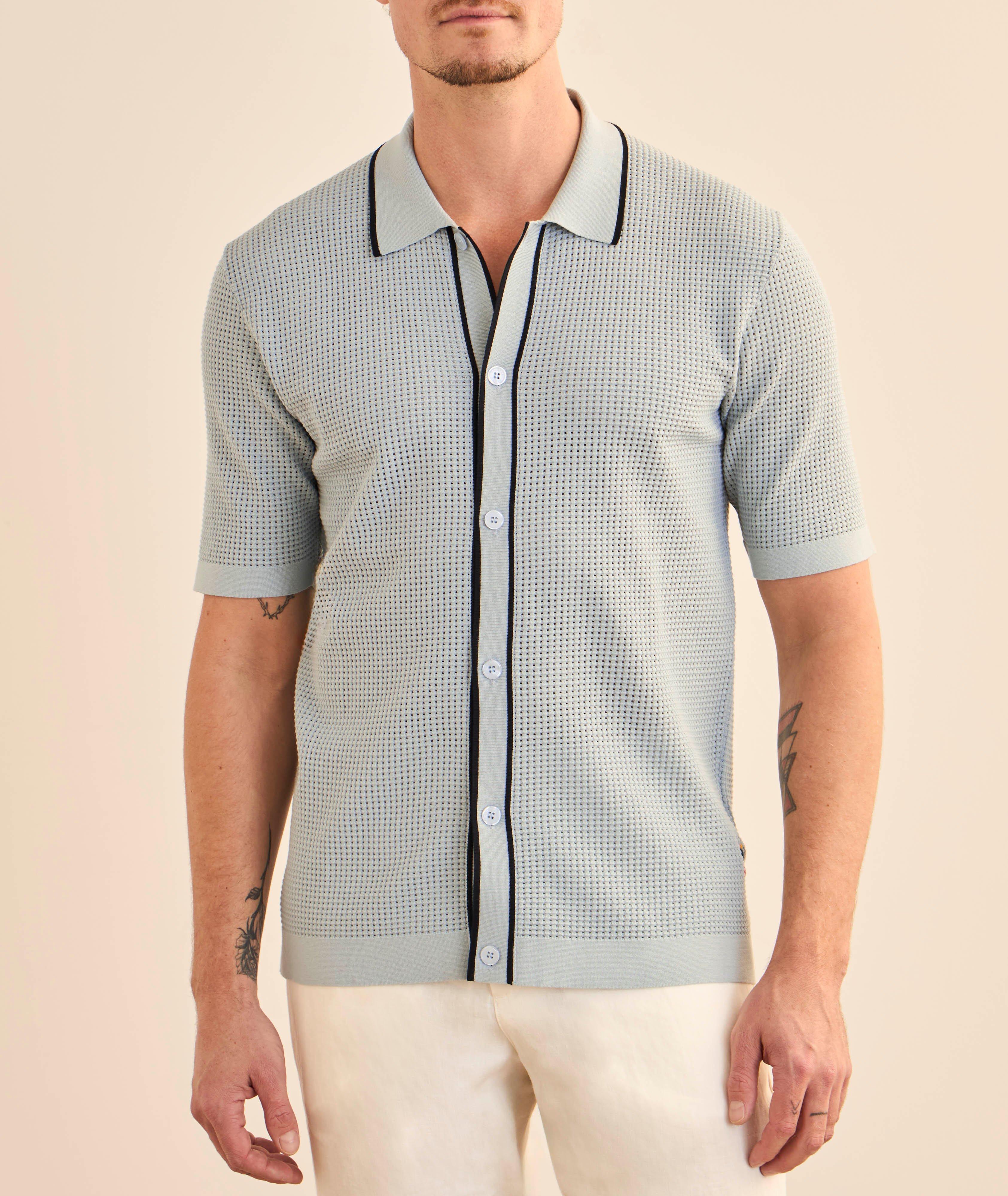 Roddy Waffle Mesh Stitch Shirt image 1