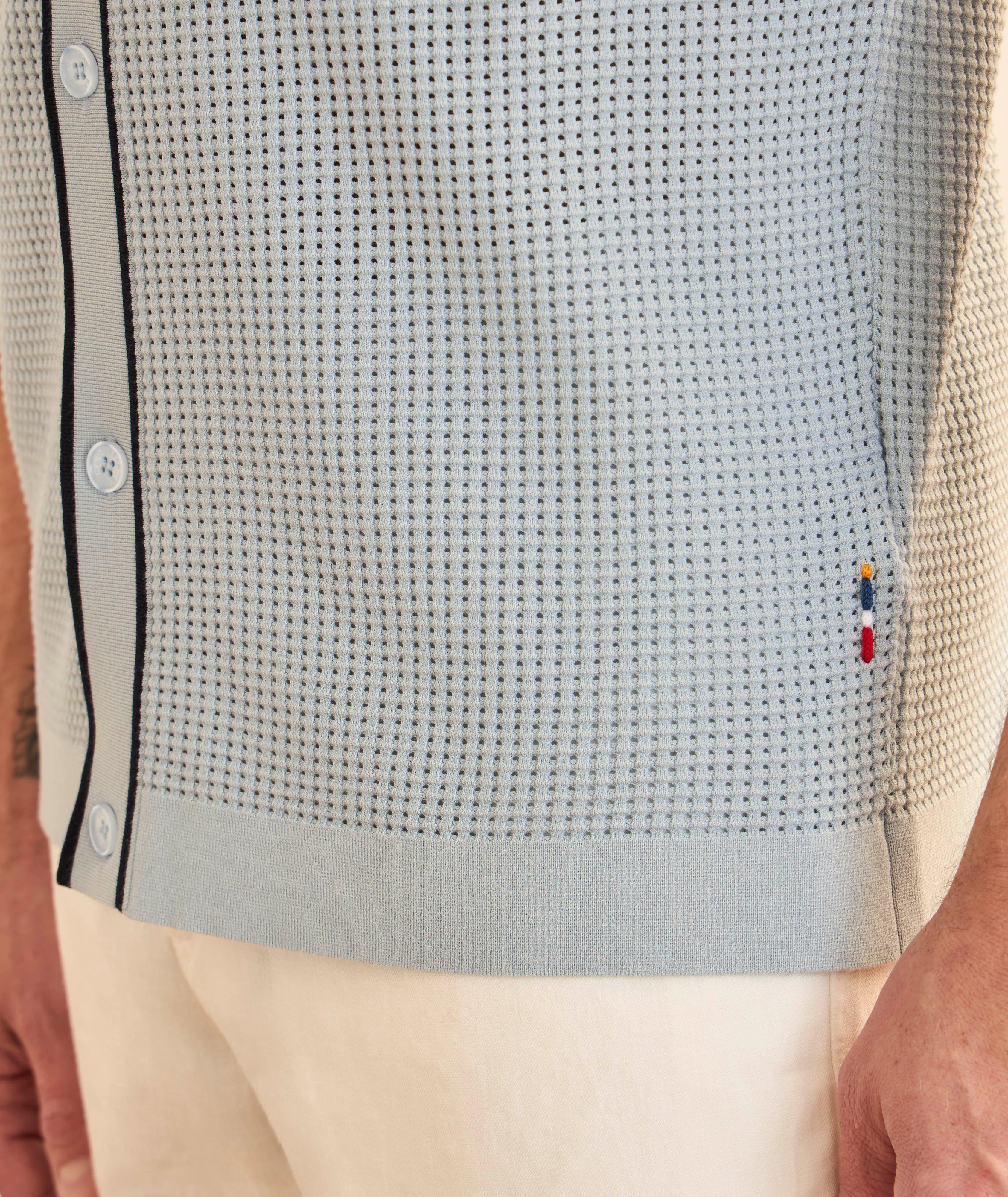 Roddy Waffle Mesh Stitch Shirt image 3