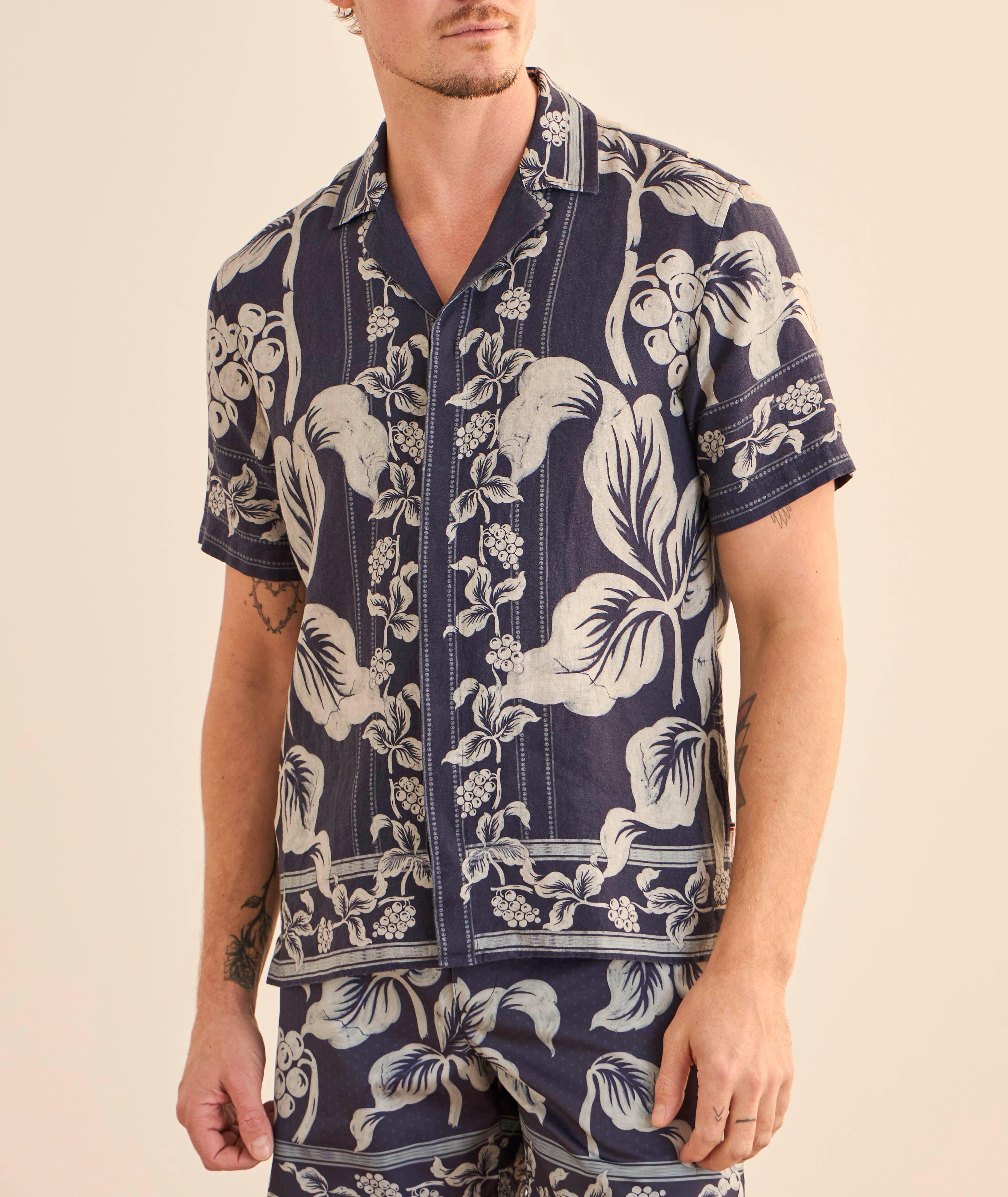 Maitan Floral Linen Shirt  image 1