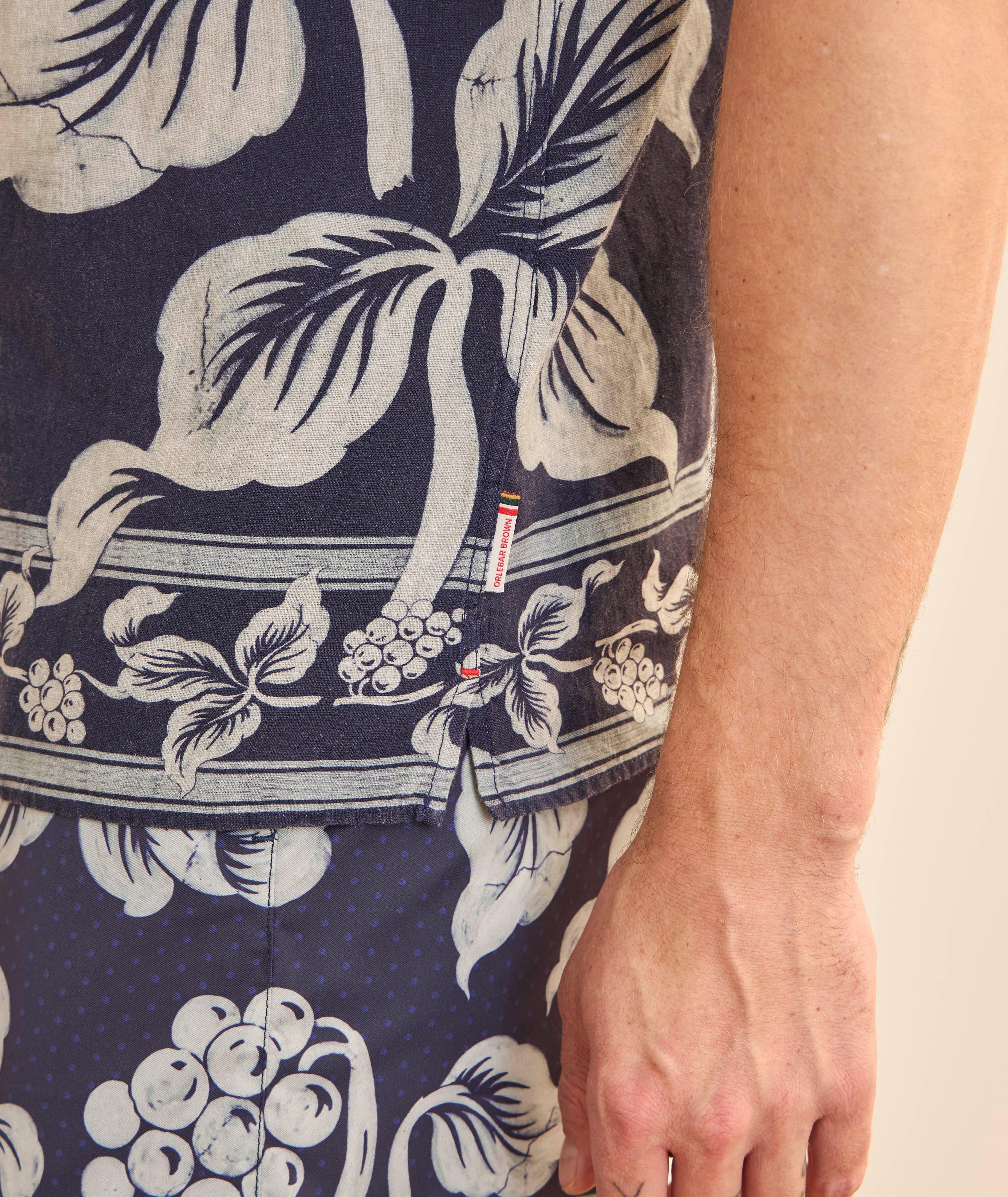 Maitan Floral Linen Shirt  image 3