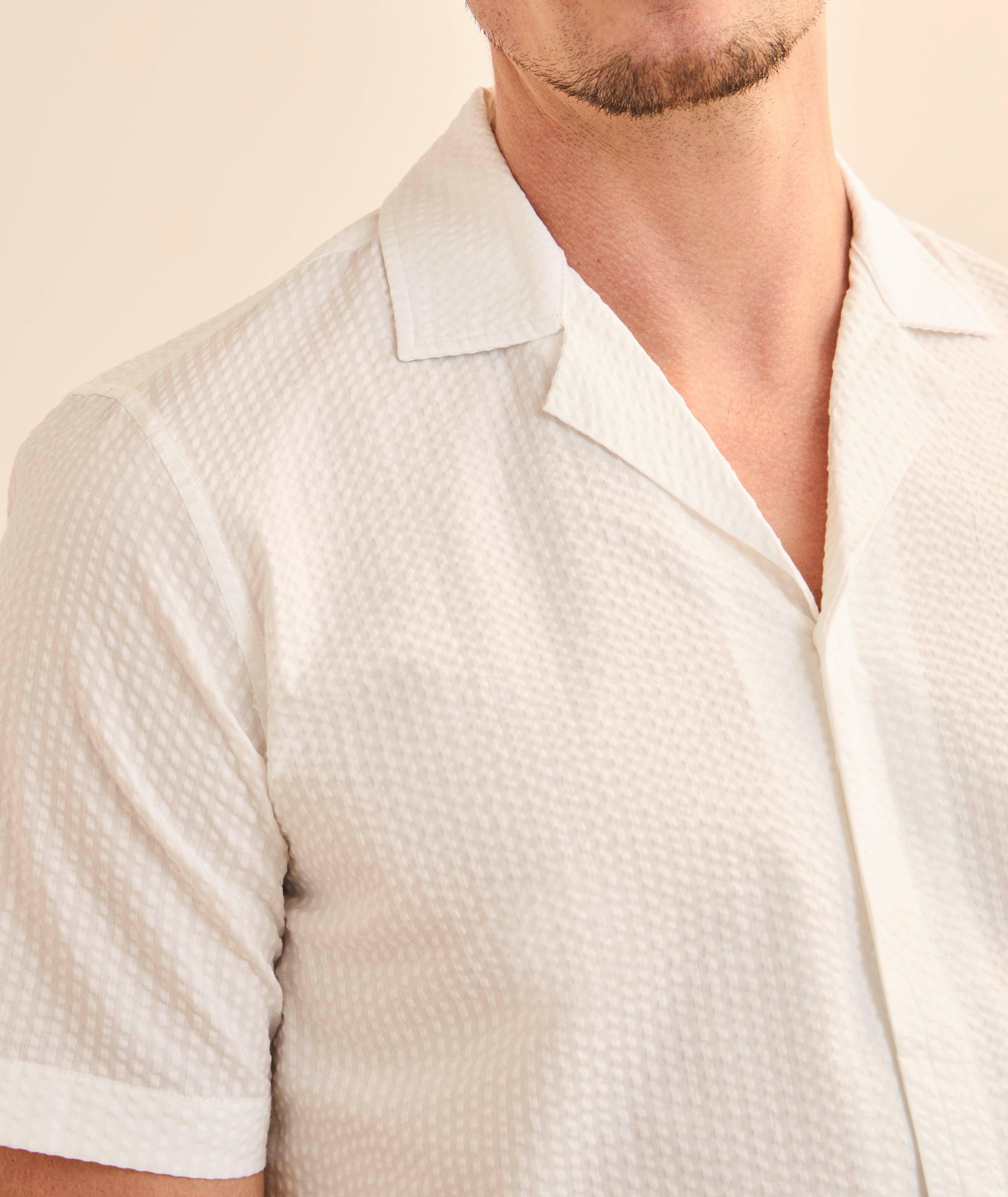 Maitan Cotton Seersucker Shirt  image 3