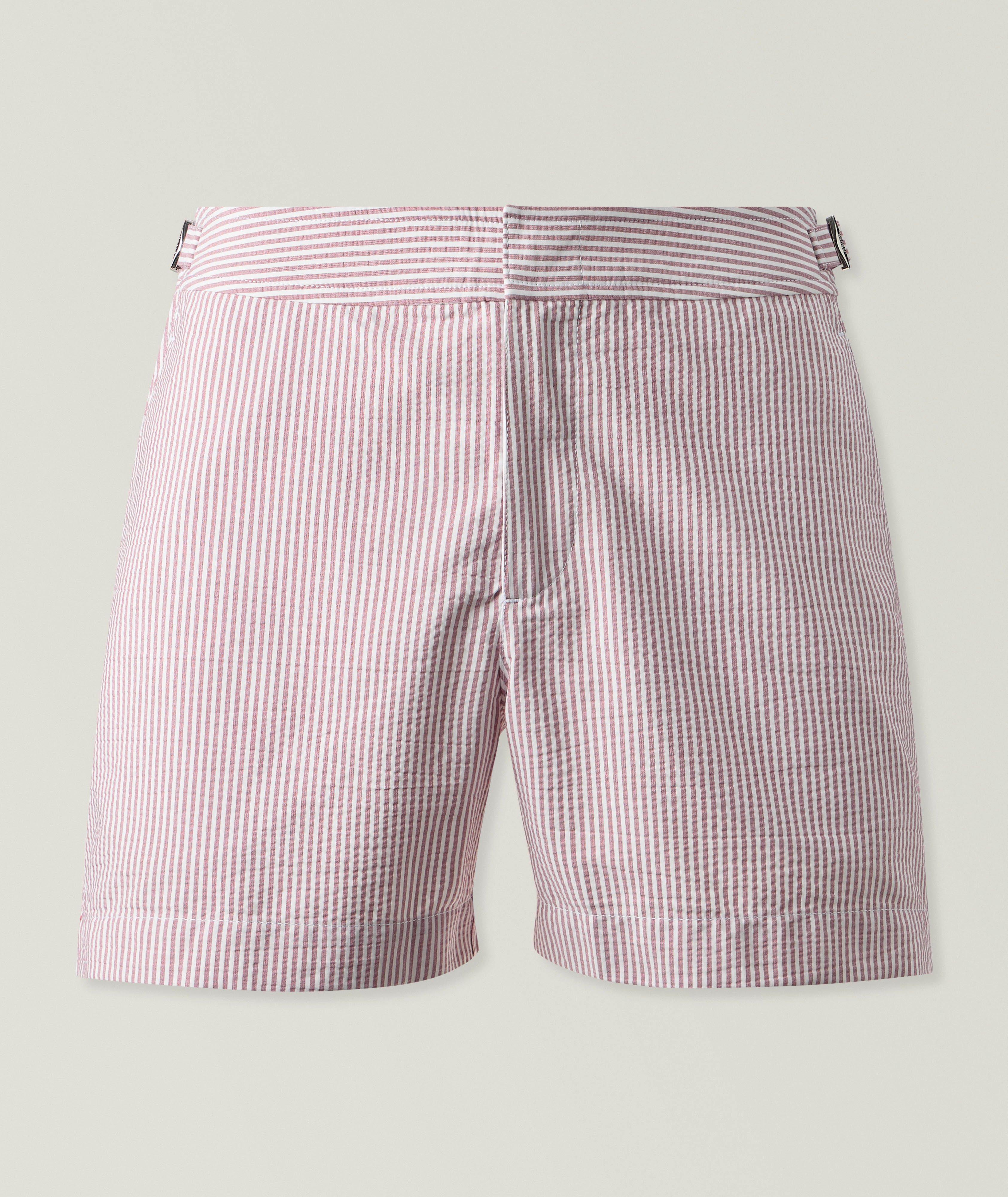 Orlebar Brown Setter Seersucker Striped Swim Shorts