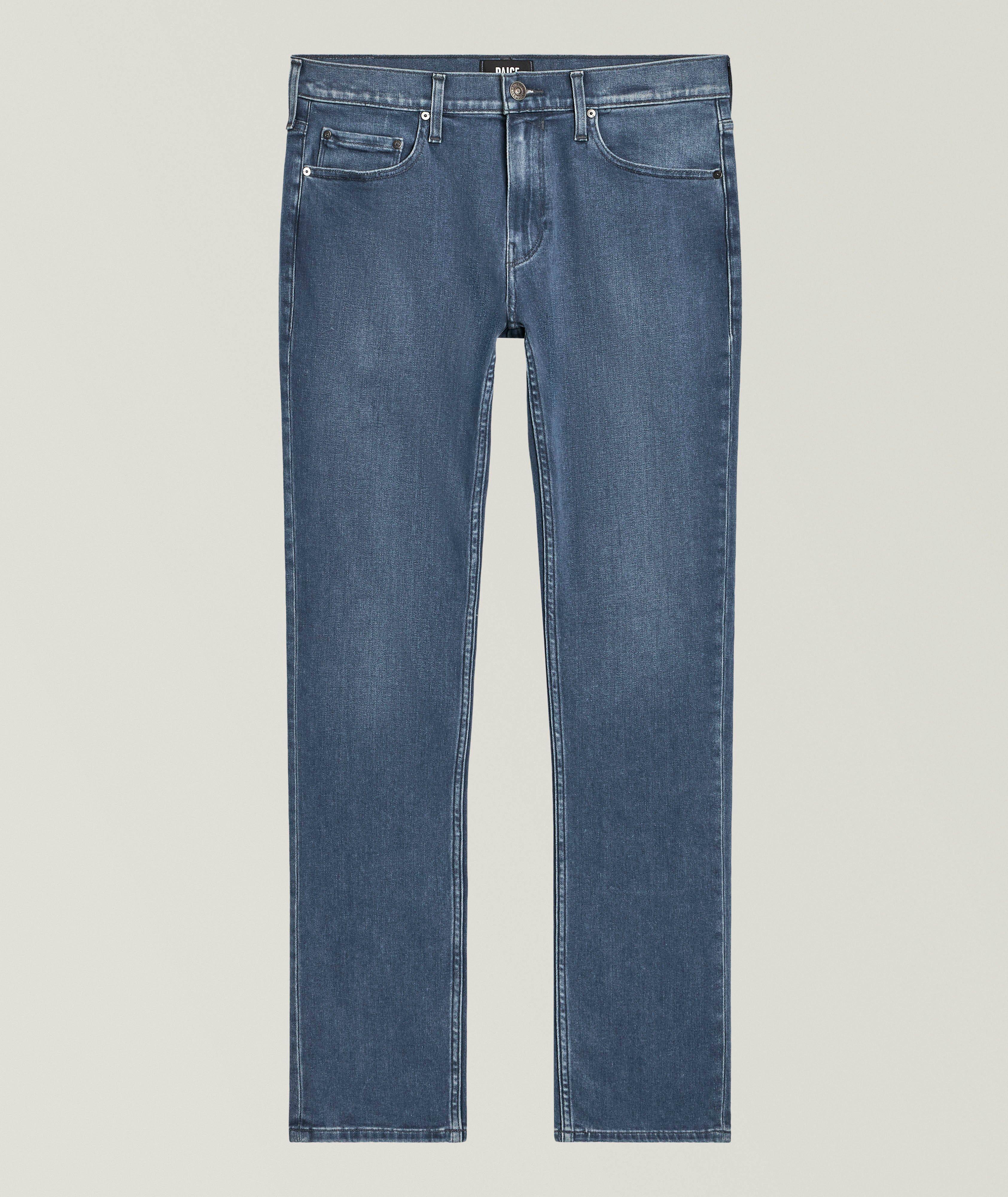 Paige Lennox Transcend Vintage Faded Slim Jeans 