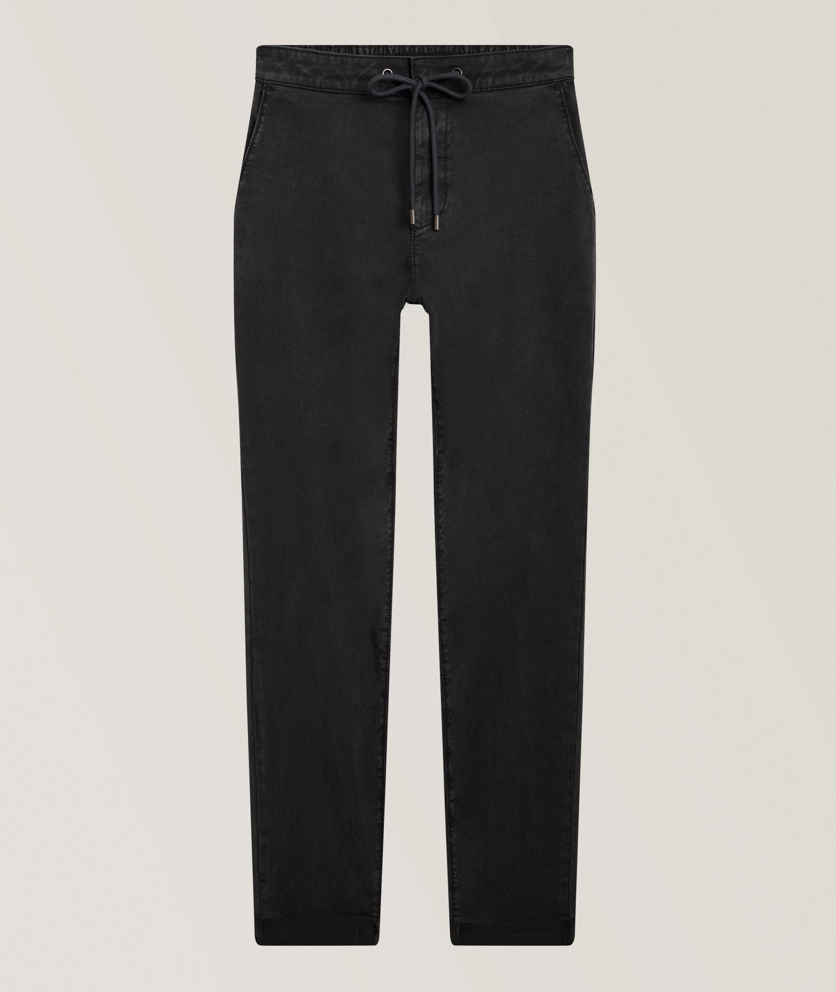 Paige Pantalon denim-extensible fuselé délavé