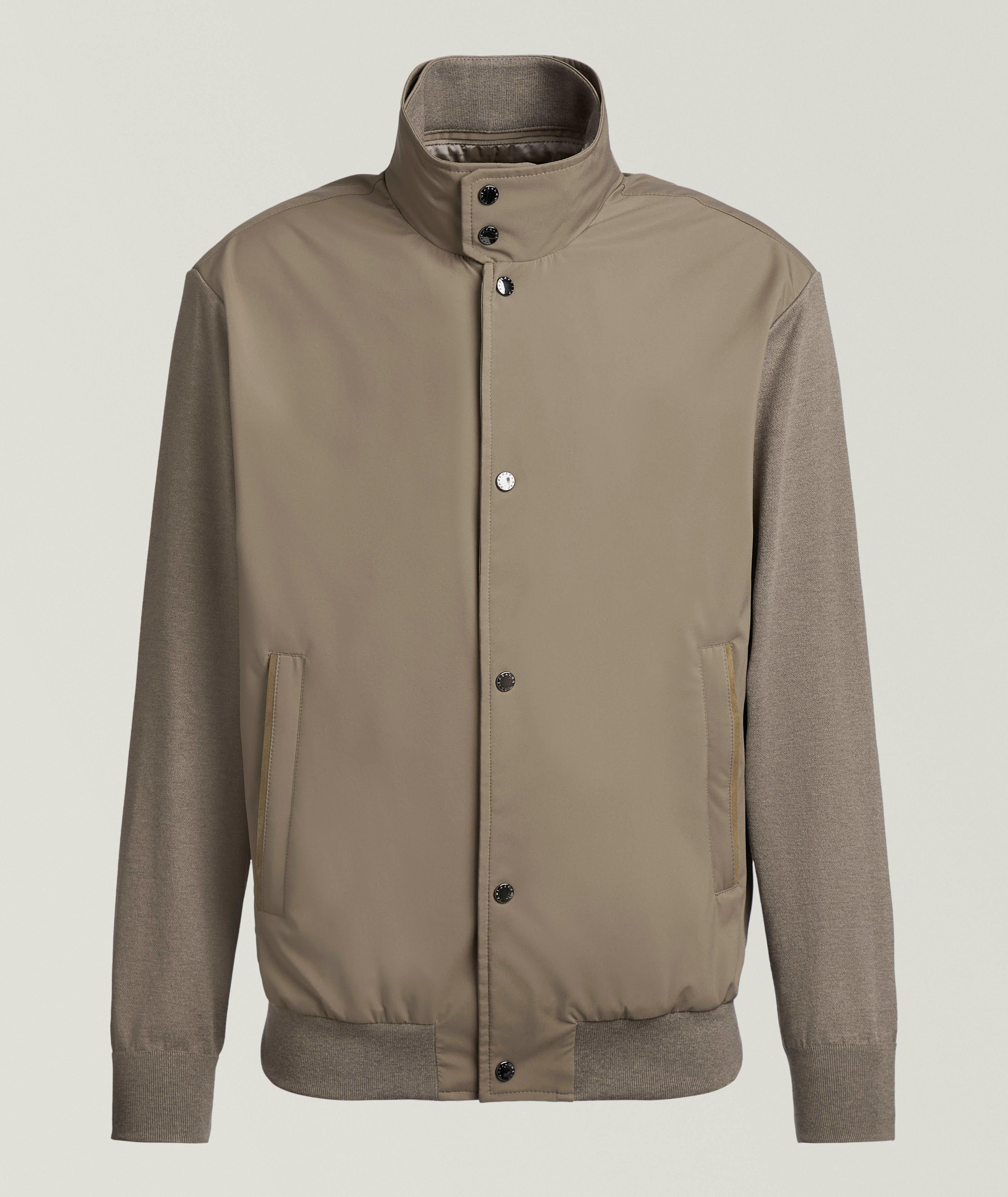 Paul & Shark Typhoon Silk-Cotton Bib Hybrid Jacket