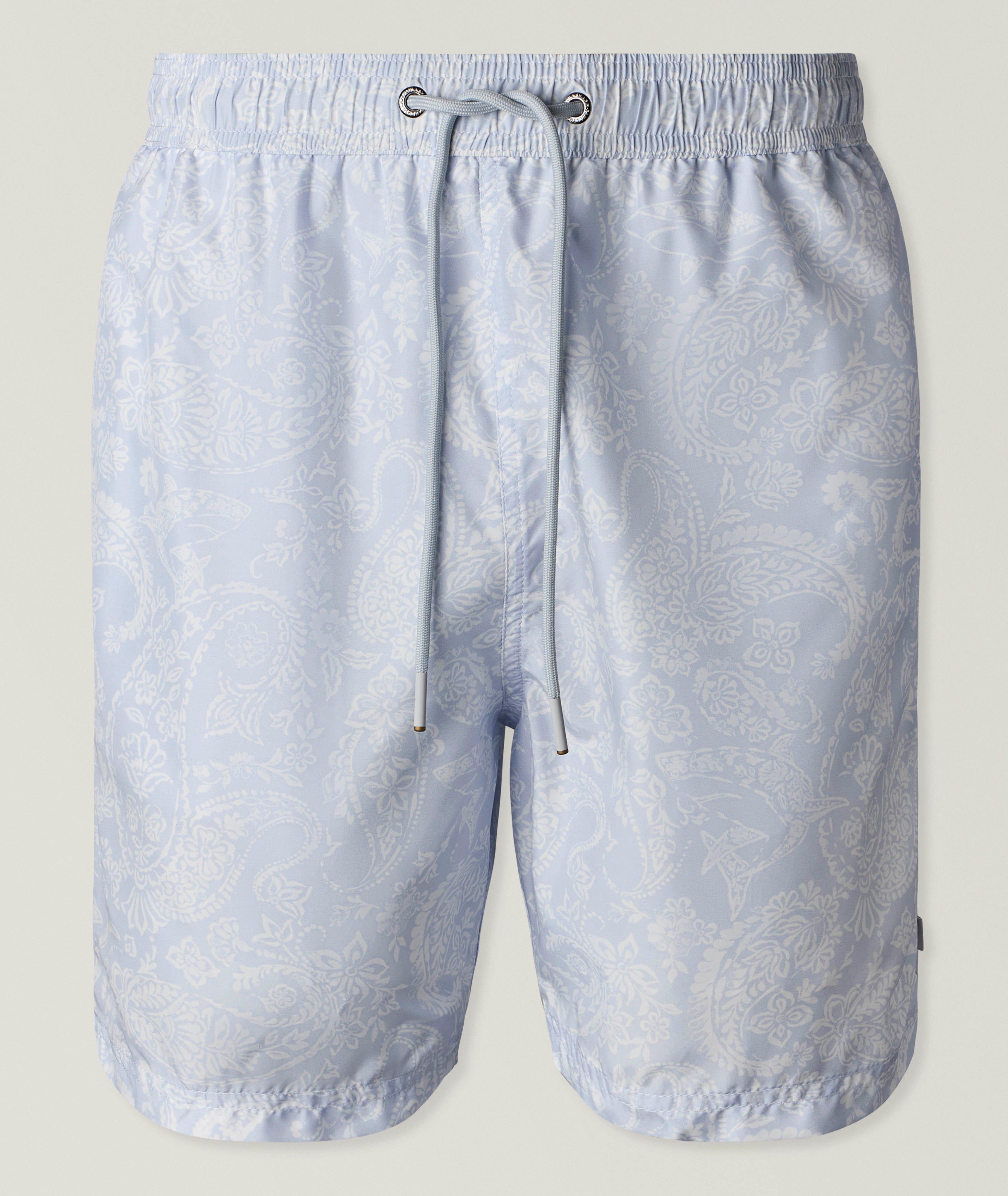 Ensemble short de bain paisley & pochette zippée image 0