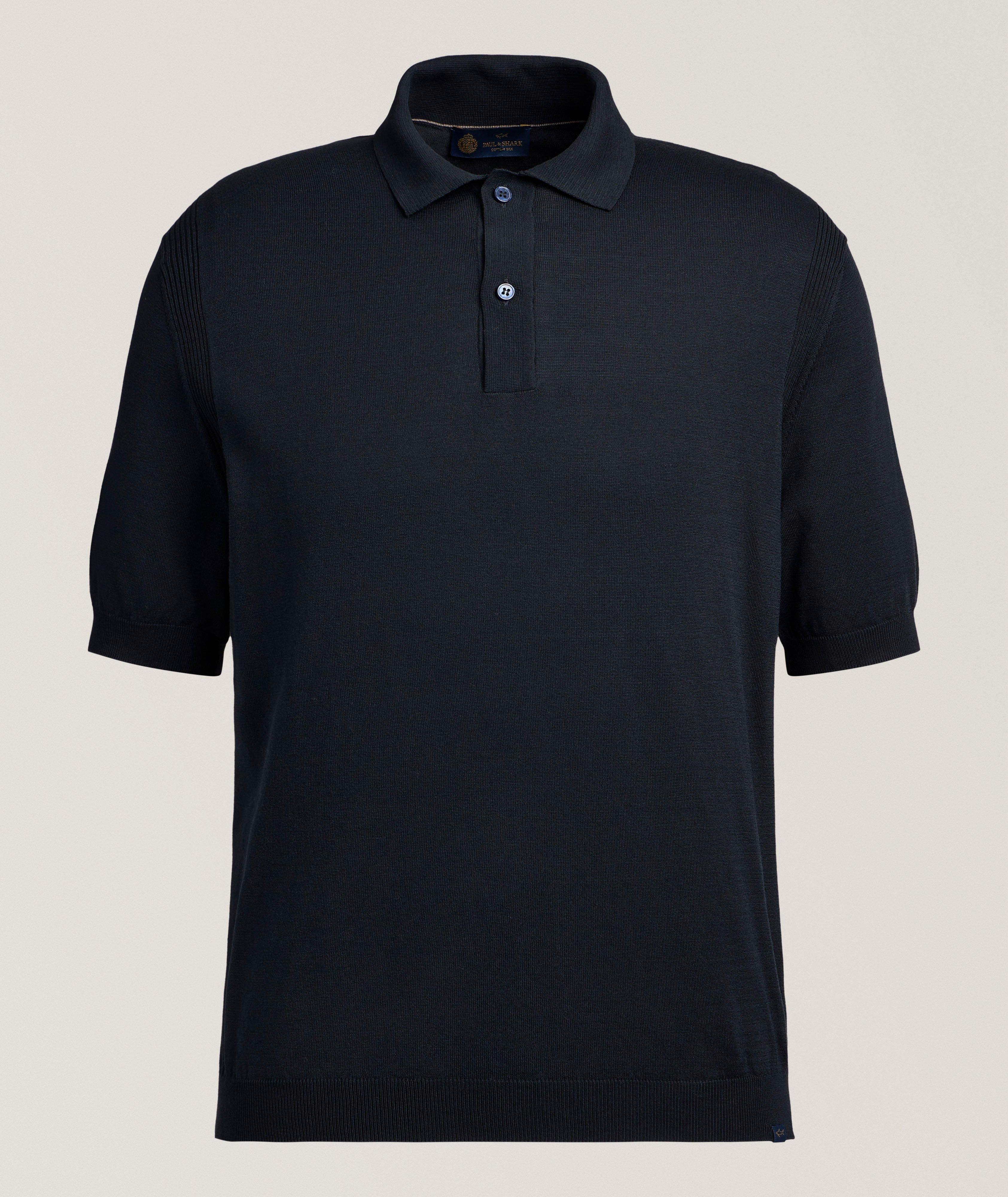 Paul & Shark Polo soie-coton tricot