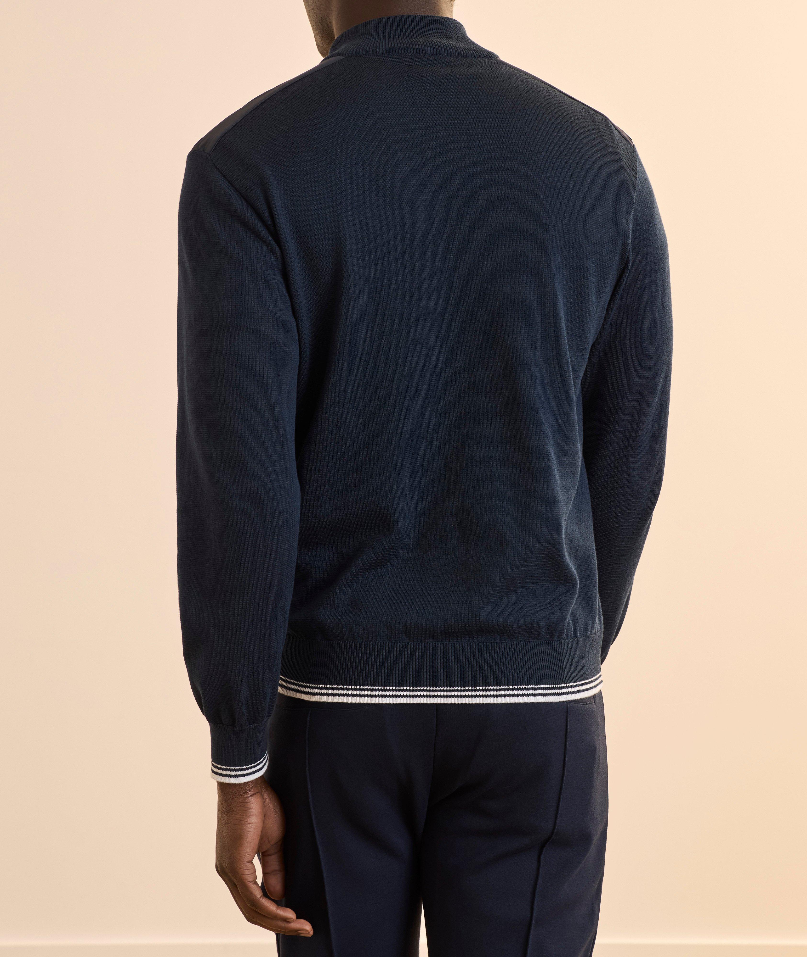 Piuma Cotton Quarter-Zip Sweater  image 2