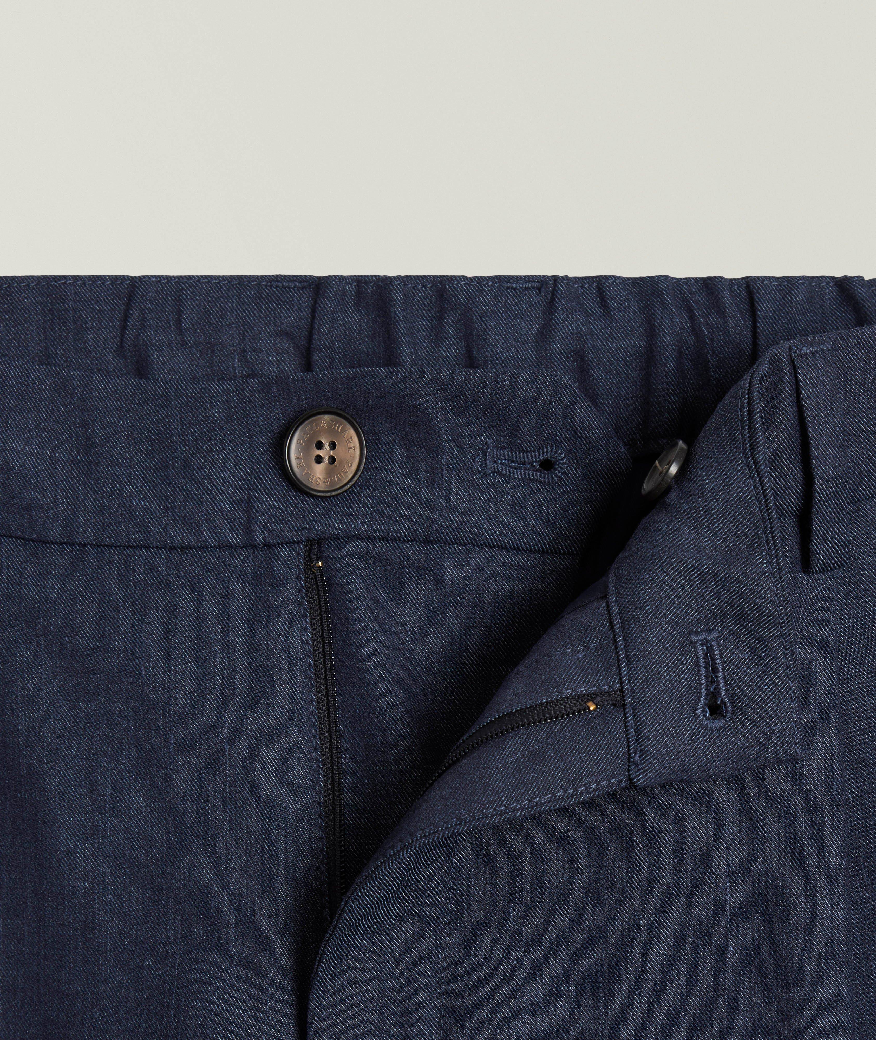 Stretch Virgin Wool-Blend Trousers image 1