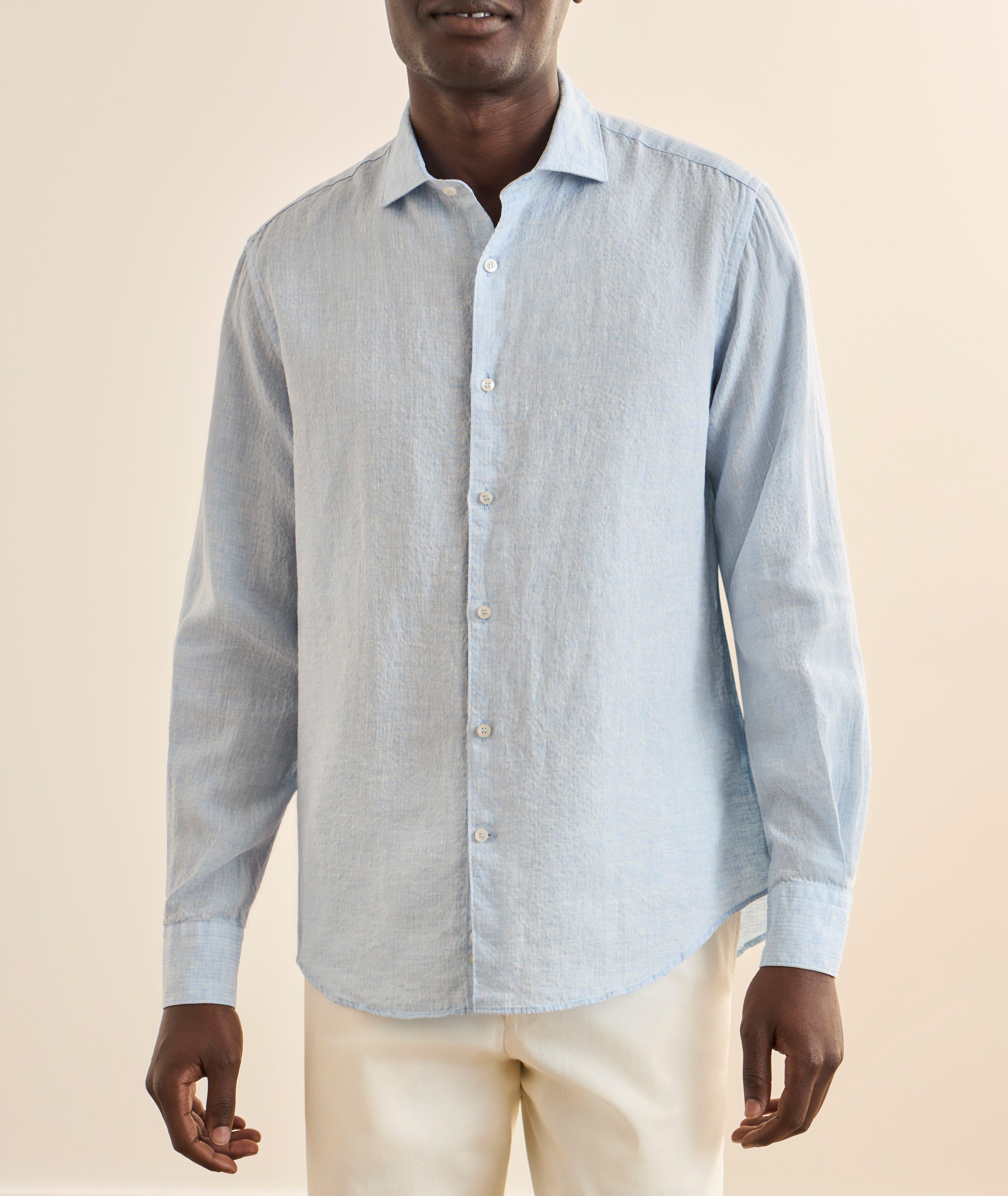 Seersucker Linen Shirt image 1