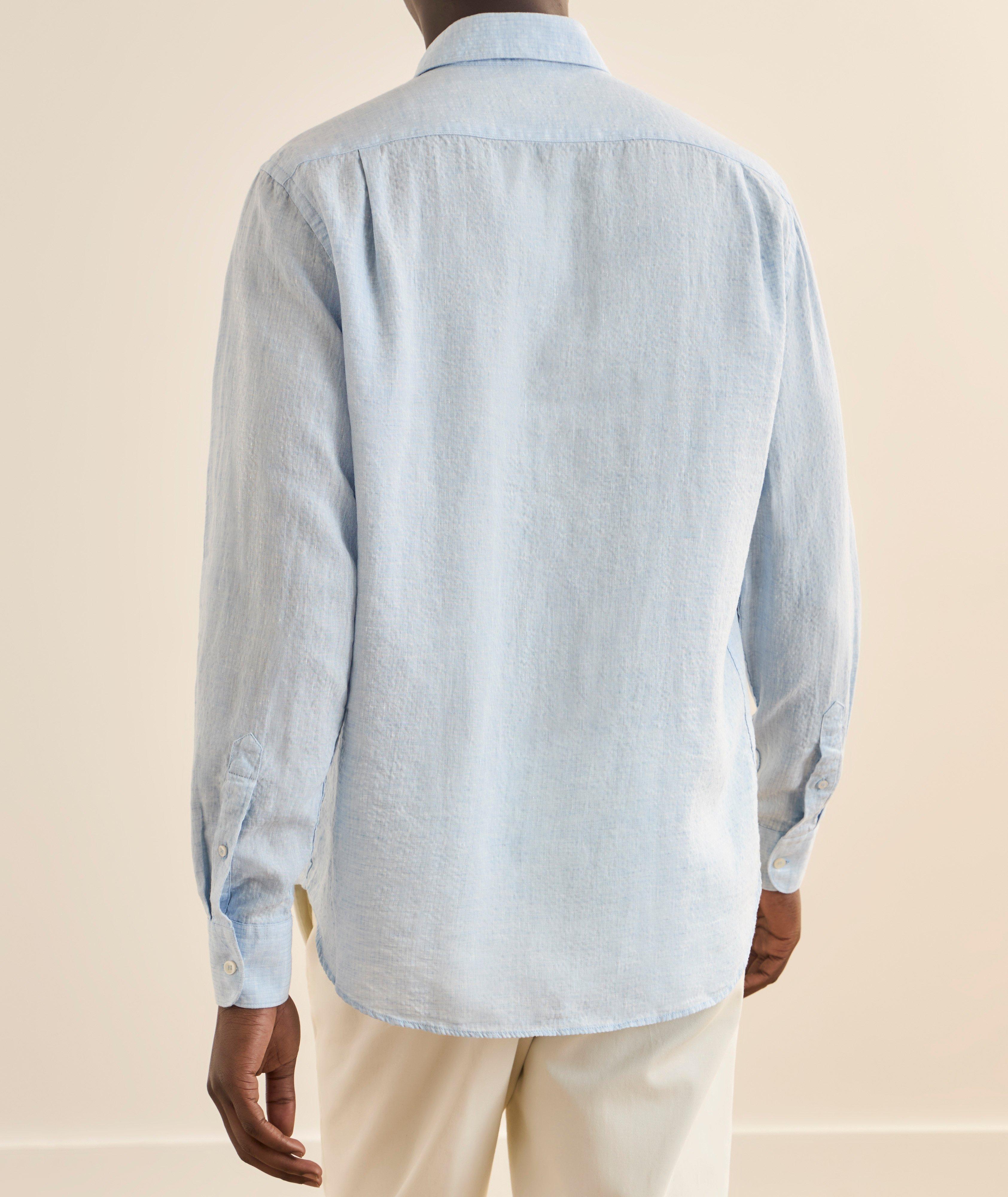 Seersucker Linen Shirt image 2