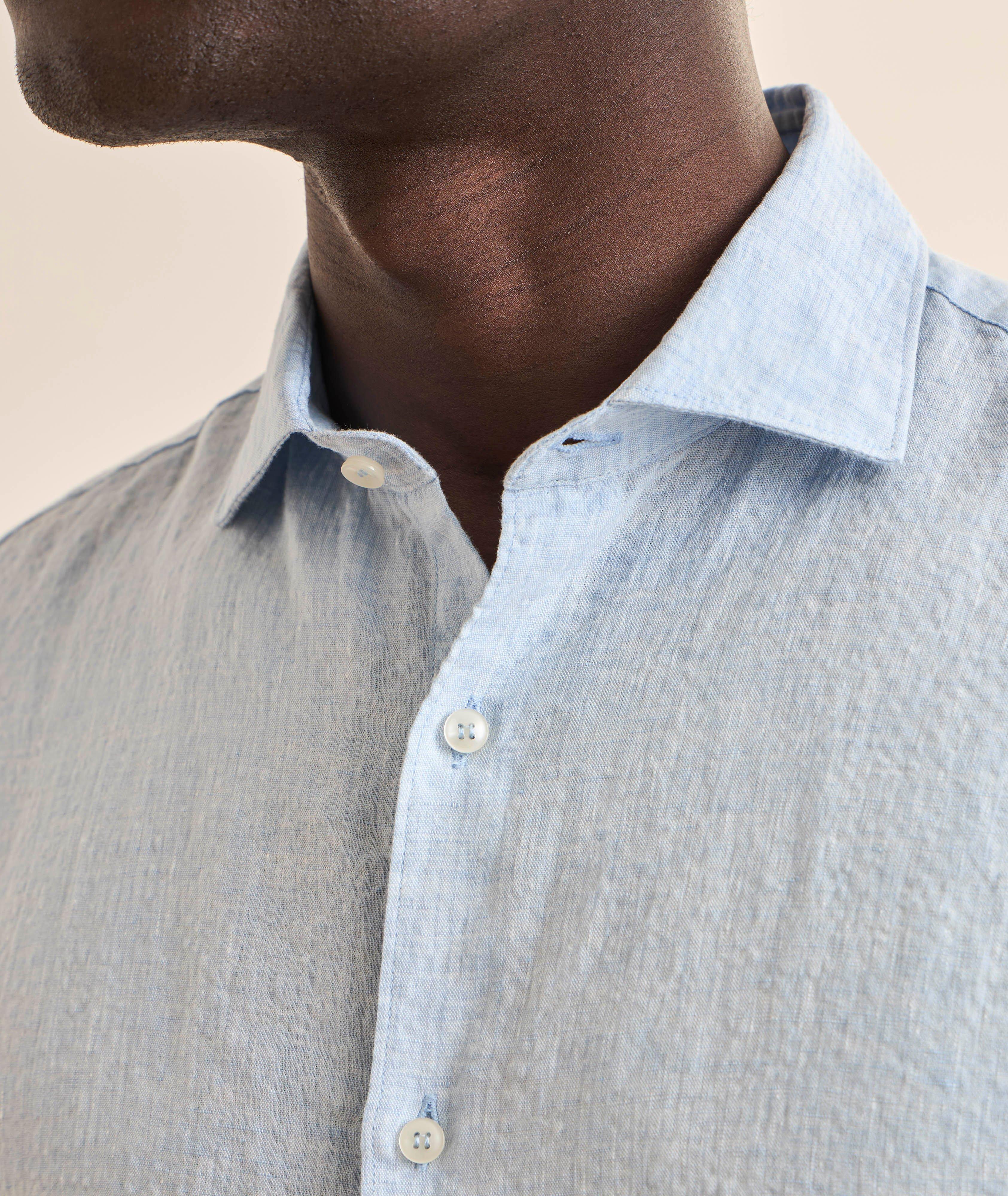 Seersucker Linen Shirt image 3