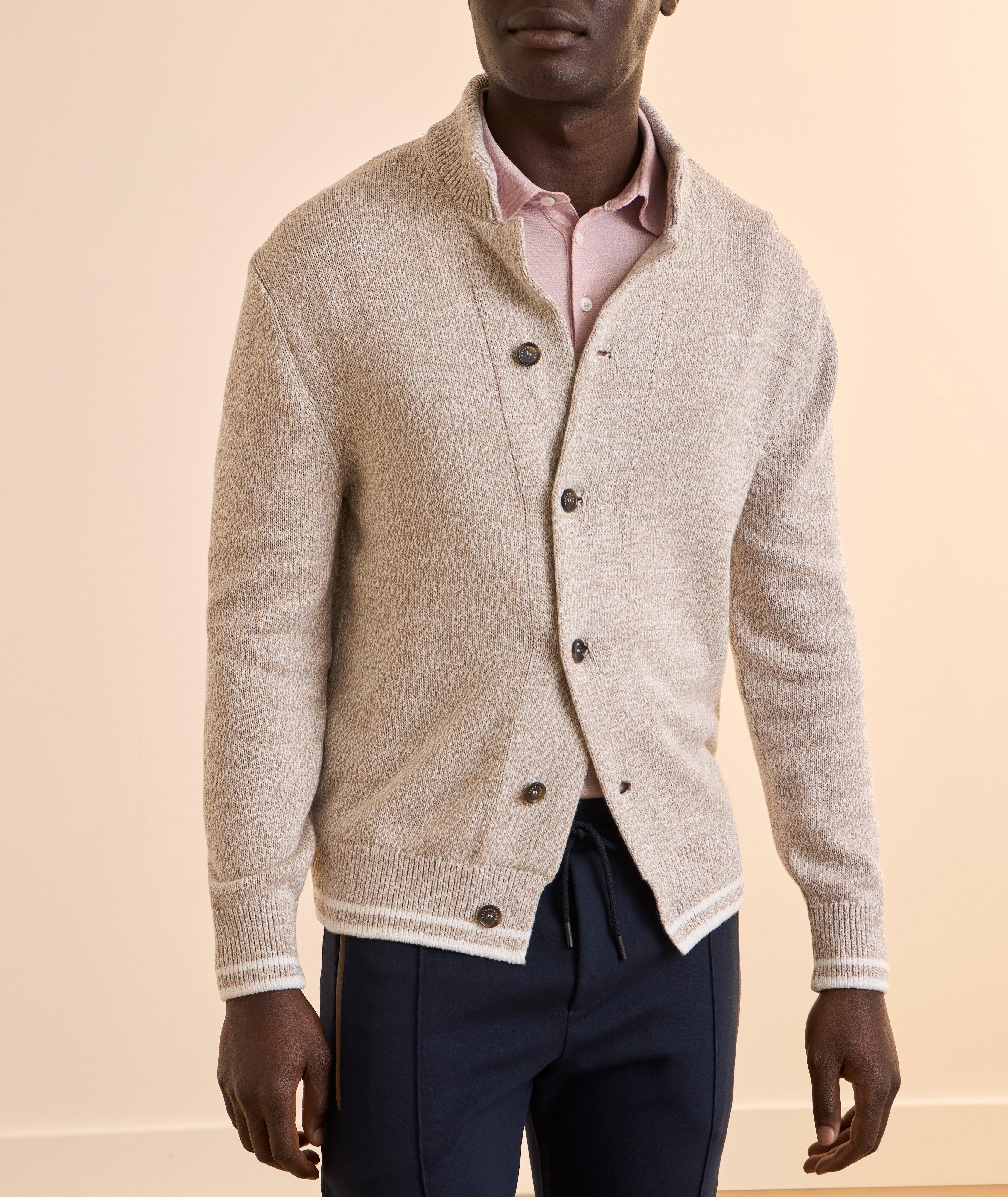 Cardigan Piuma coton chiné image 1