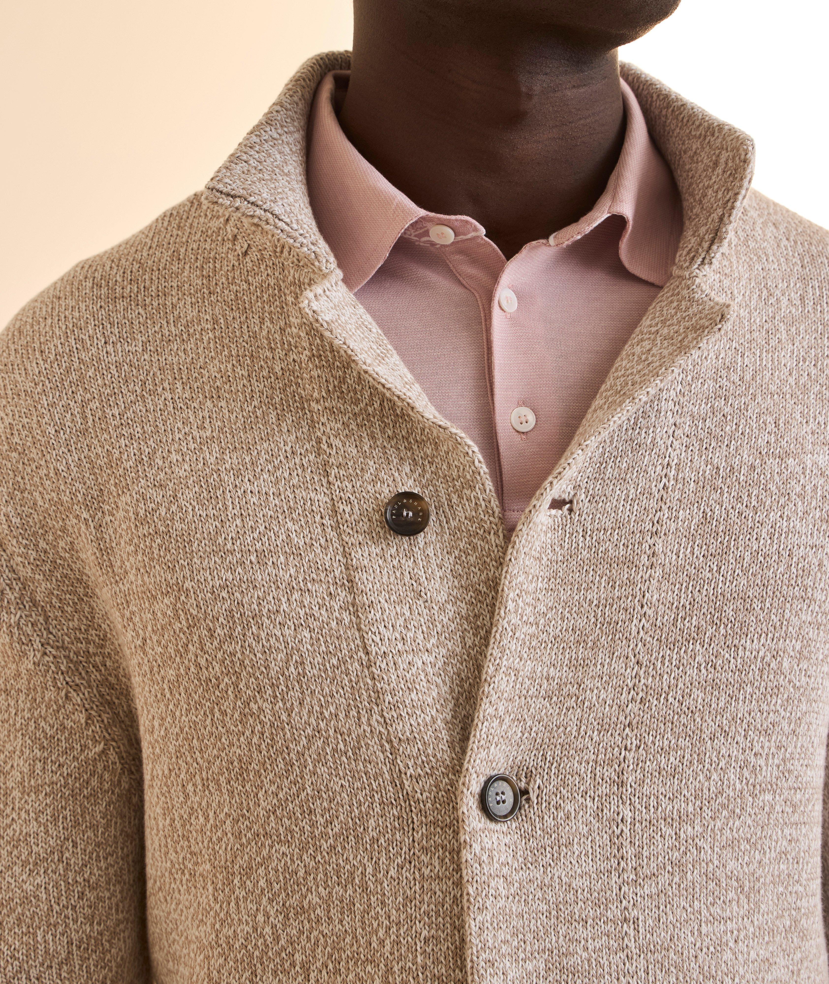 Cardigan Piuma coton chiné image 3