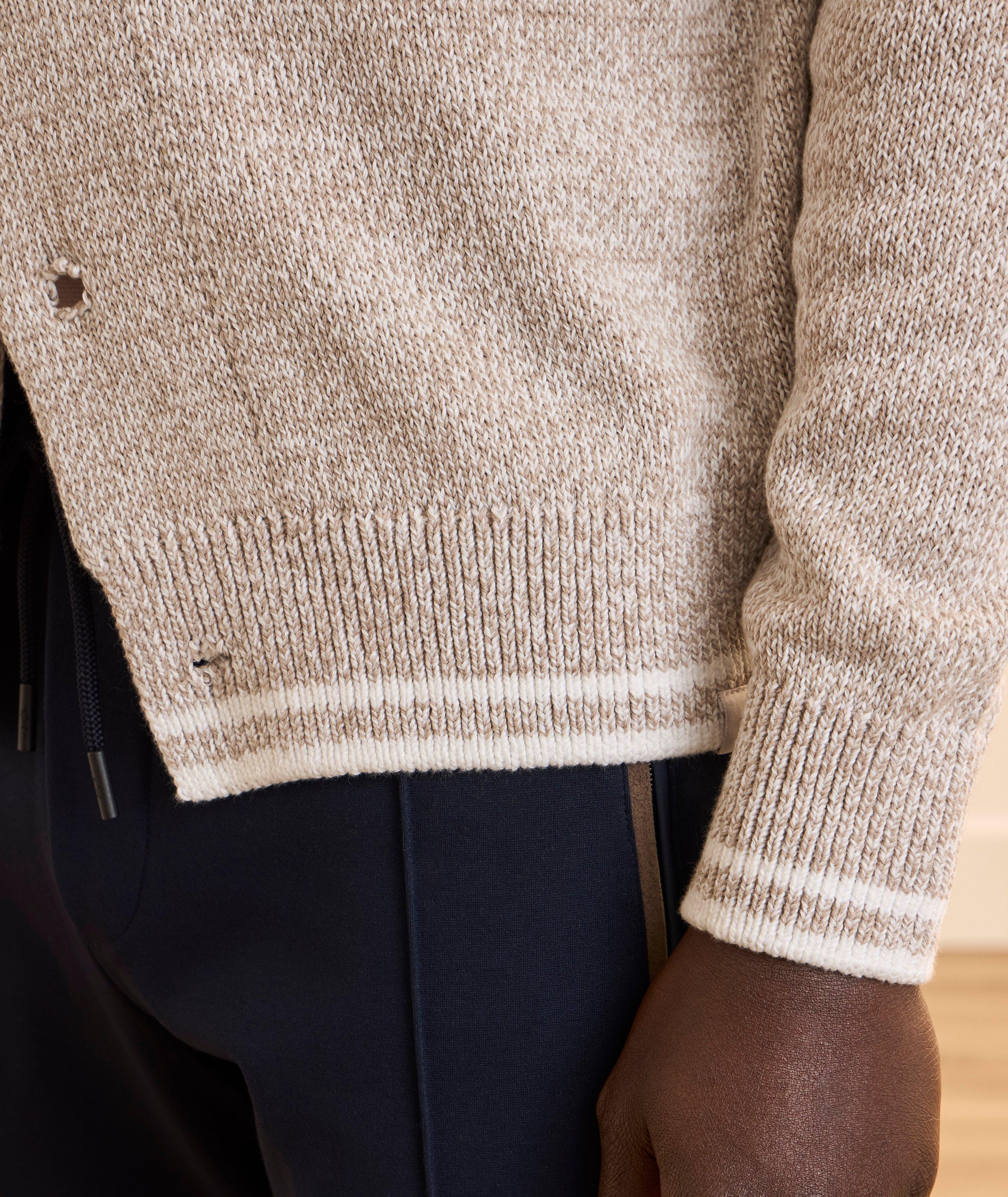 Cardigan Piuma coton chiné image 4