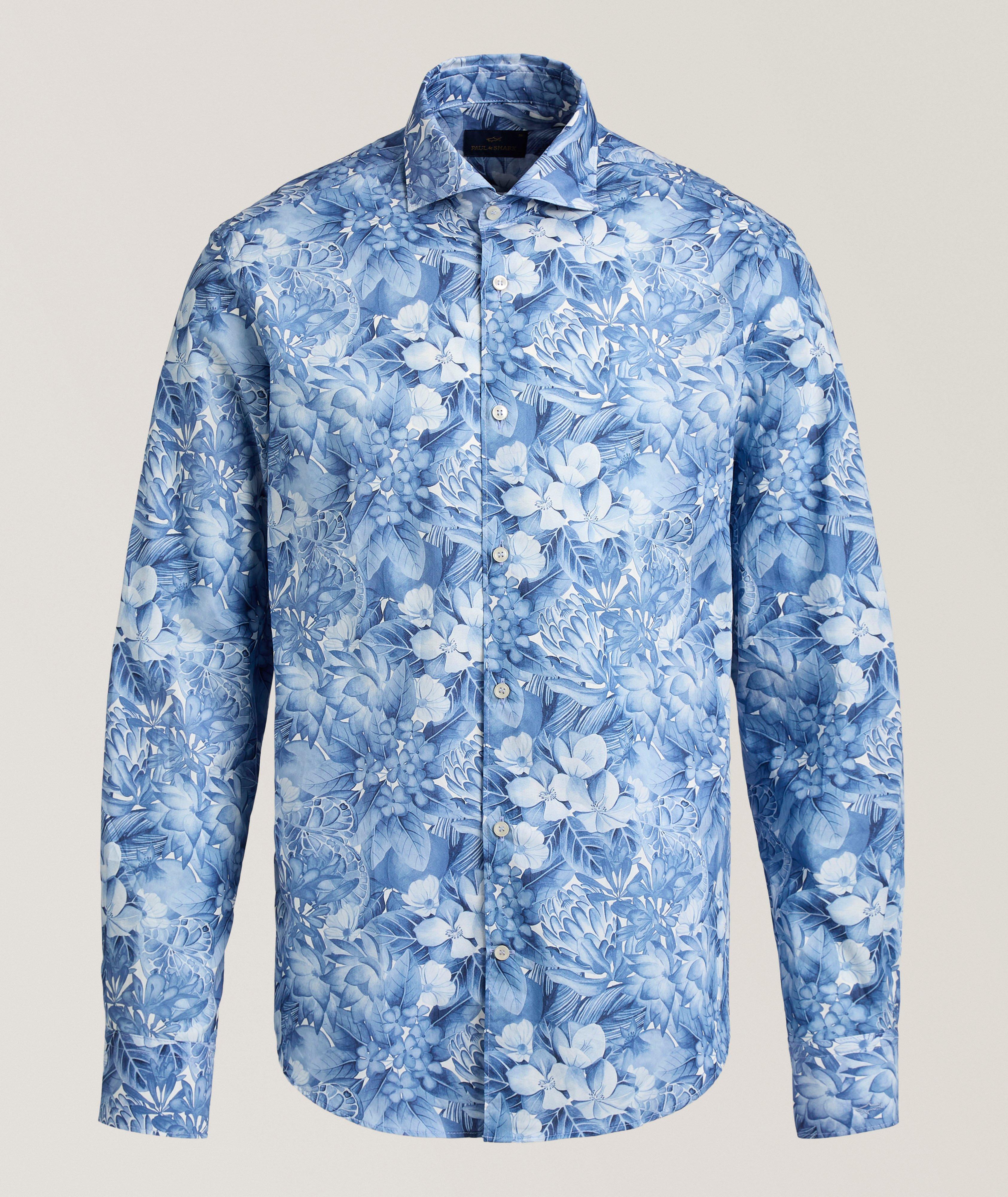 Paul & Shark Chemise coton floral Liberty