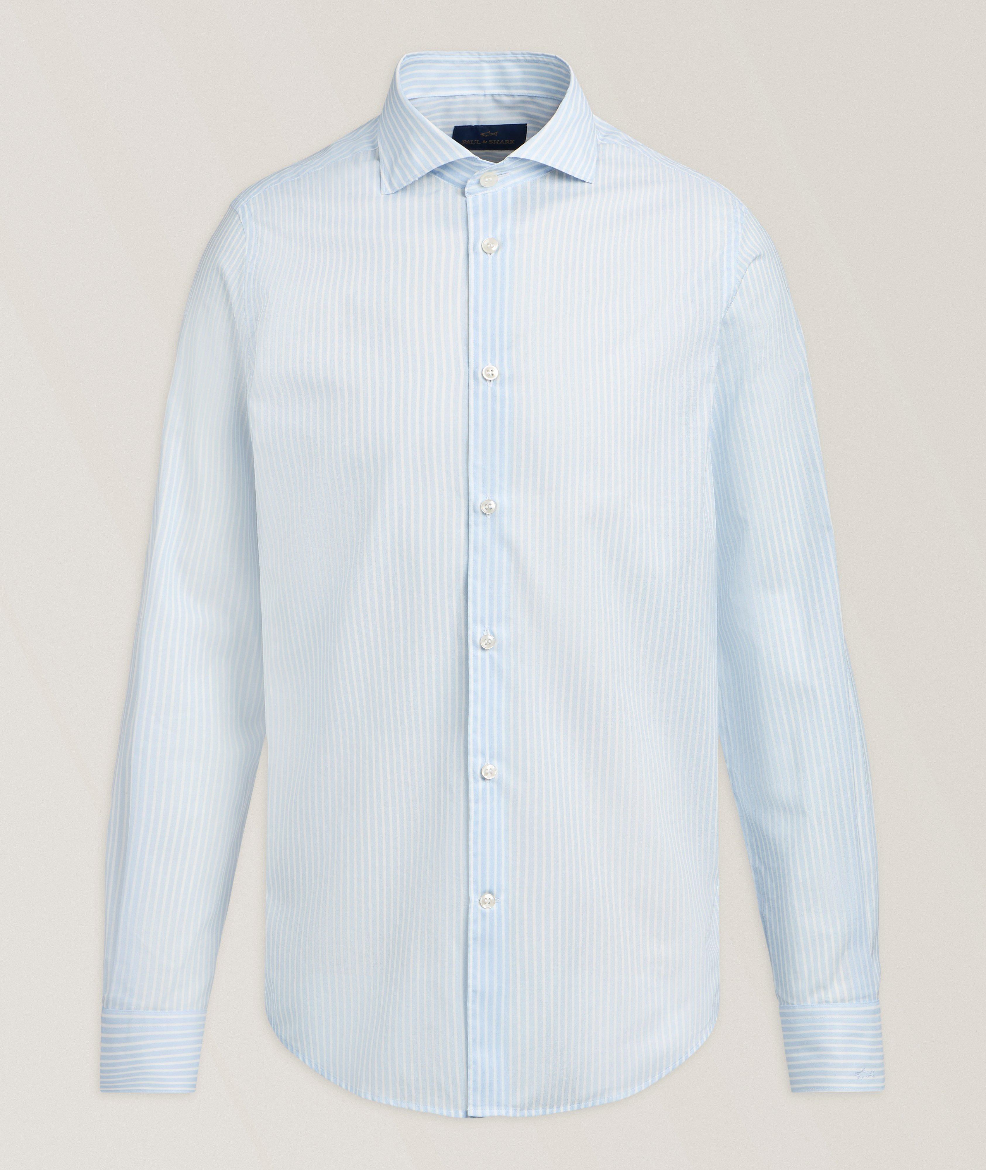 Paul & Shark Chemise coton popeline rayée