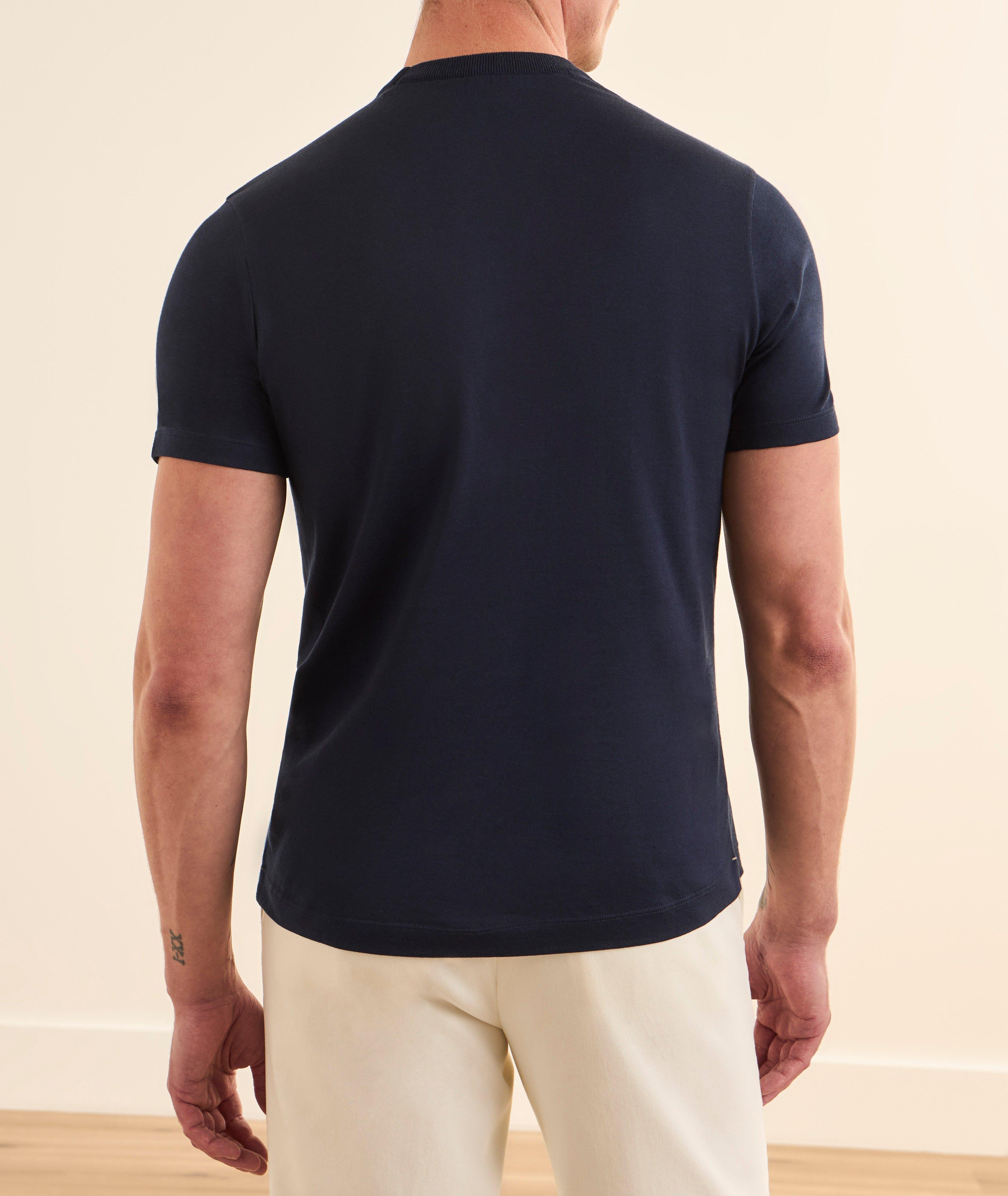 Cotton-Cashmere Crewneck T-Shirt  image 2