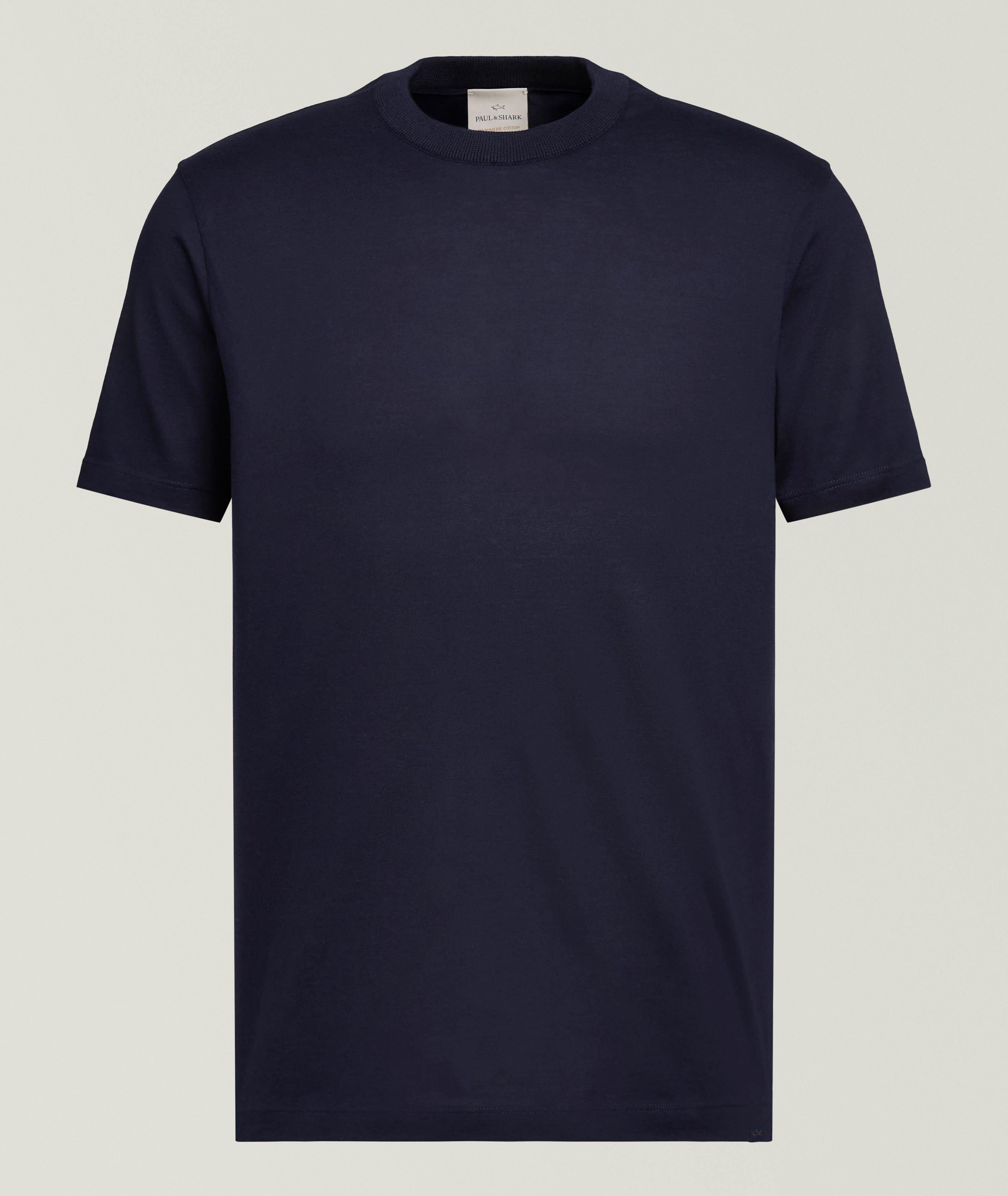 Cotton-Cashmere Crewneck T-Shirt  image 0