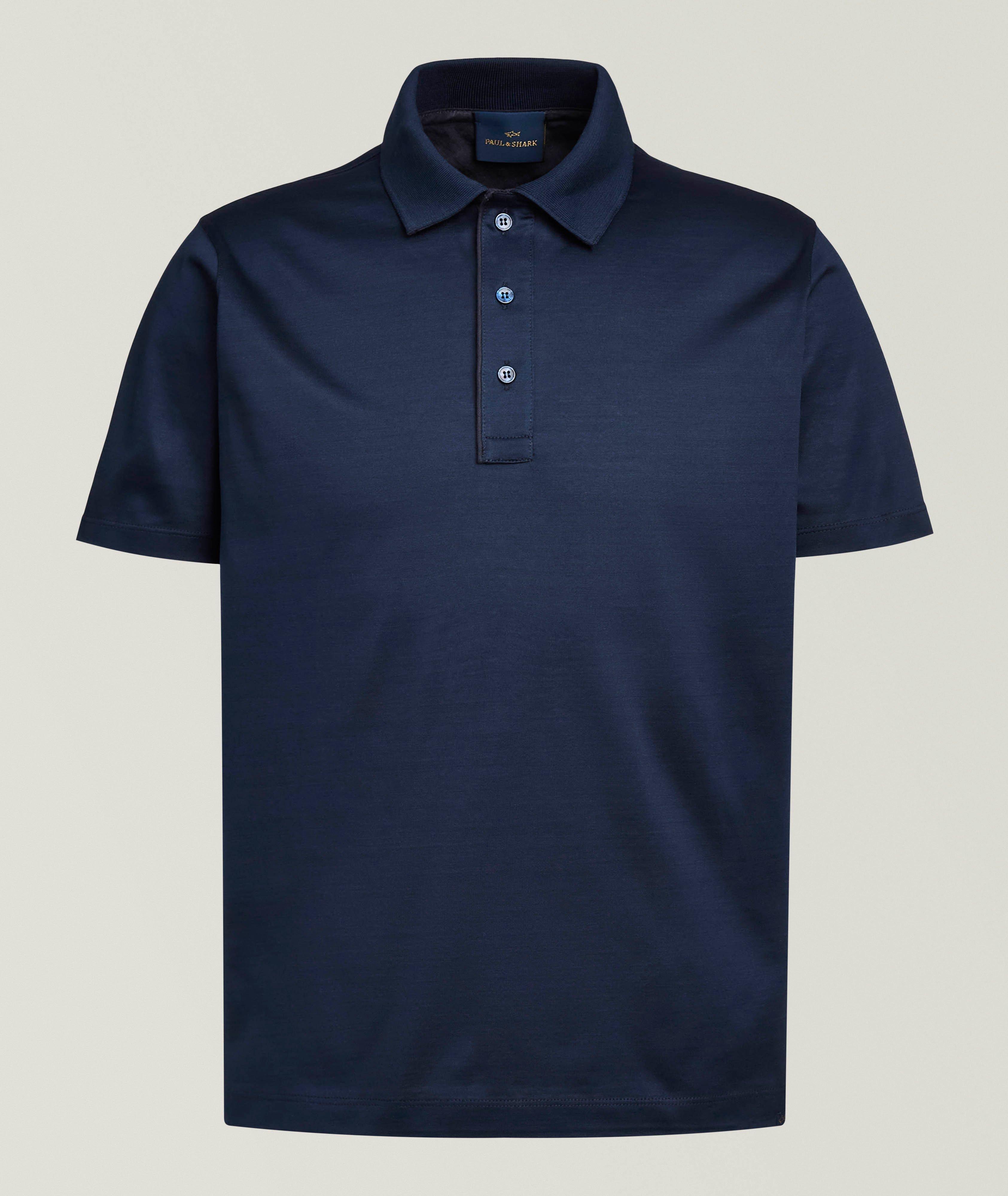 トップス MONCLER navy polo shirt Moncler Pocket Cotton Piqué Polo | Polos | Harry Rosen
