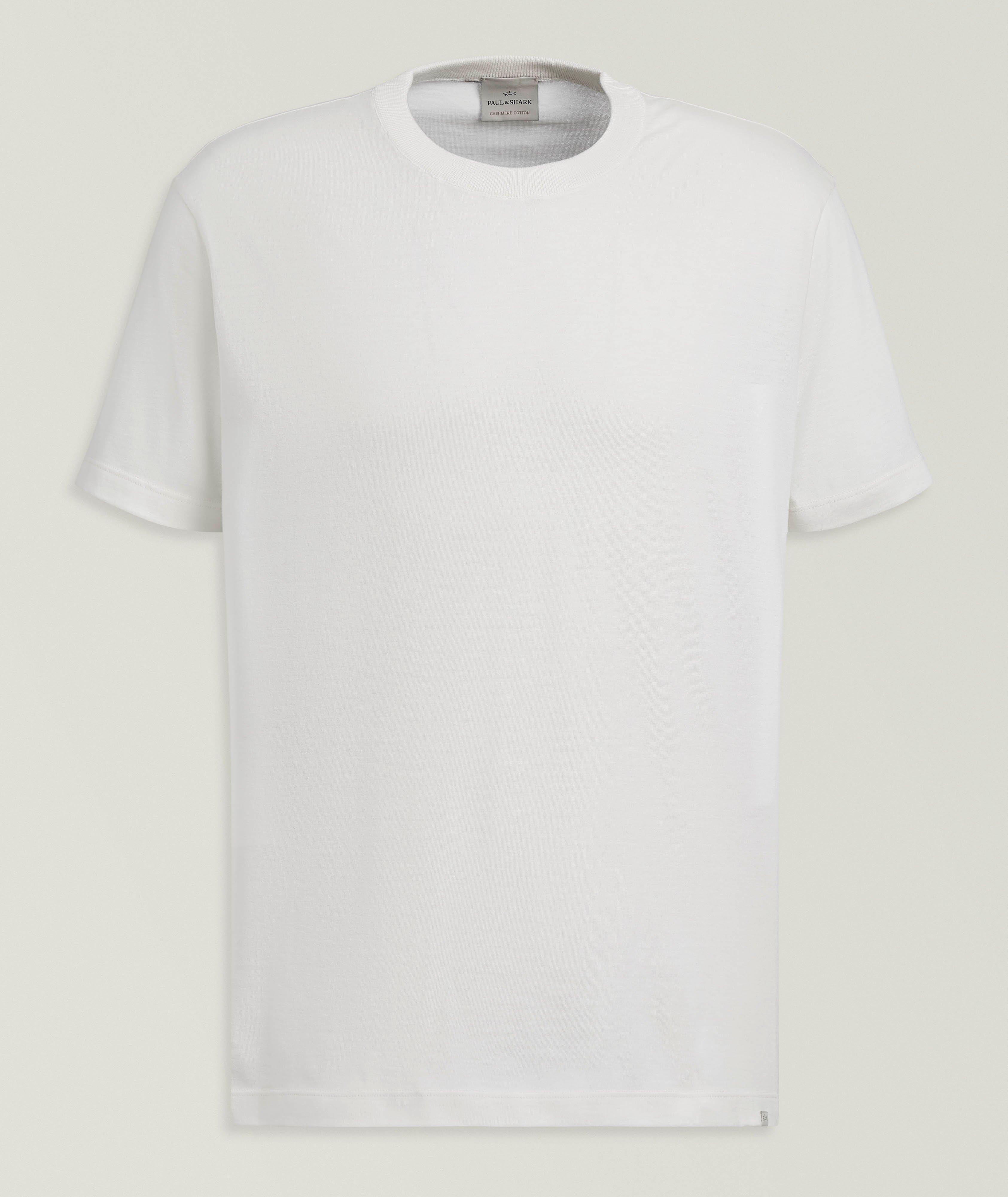 Paul & Shark T-shirt encolure ronde coton-cachemire