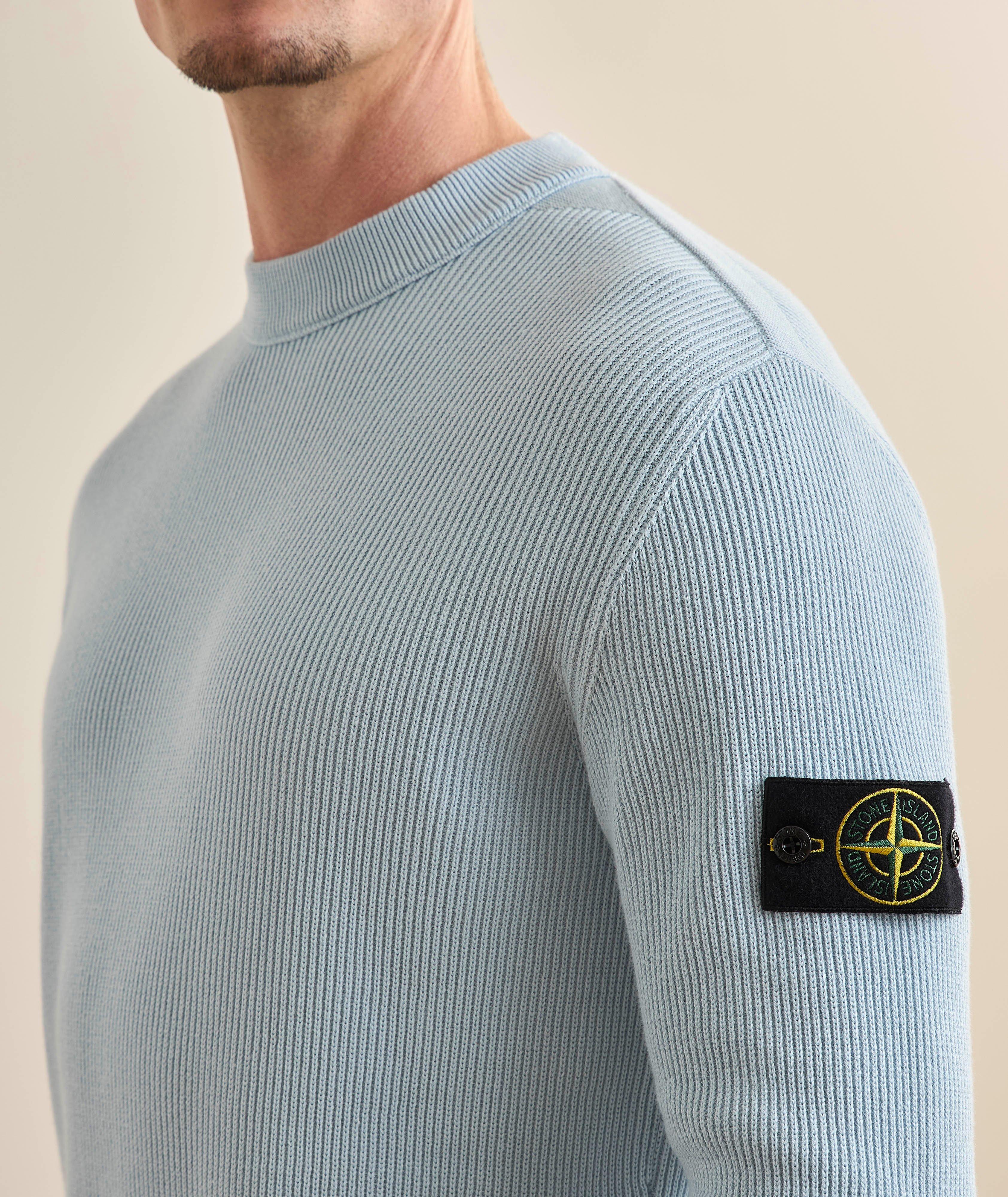 Pull encolure ronde coton côtelé image 3