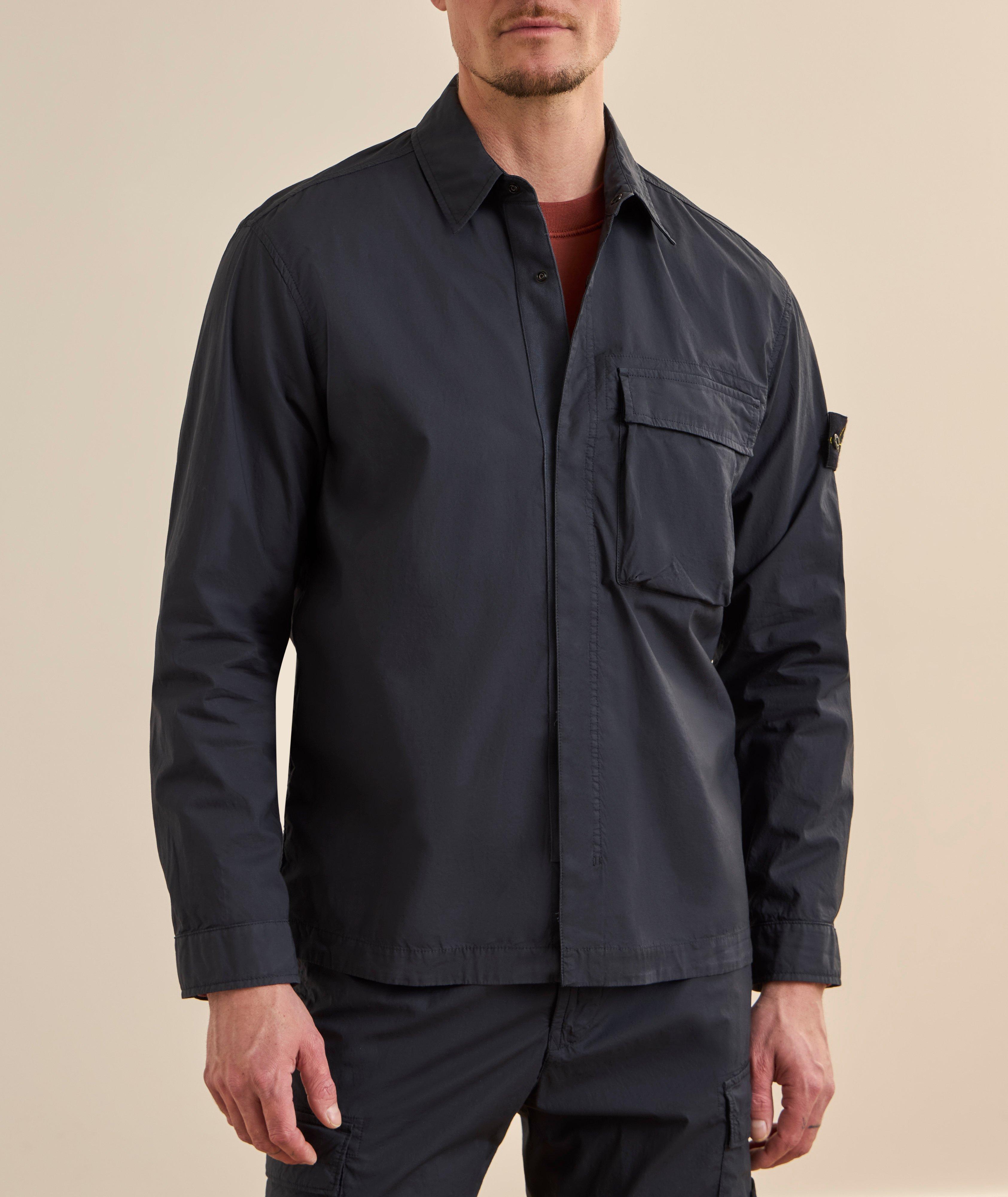 Stretch-Cotton Overshirt  image 1