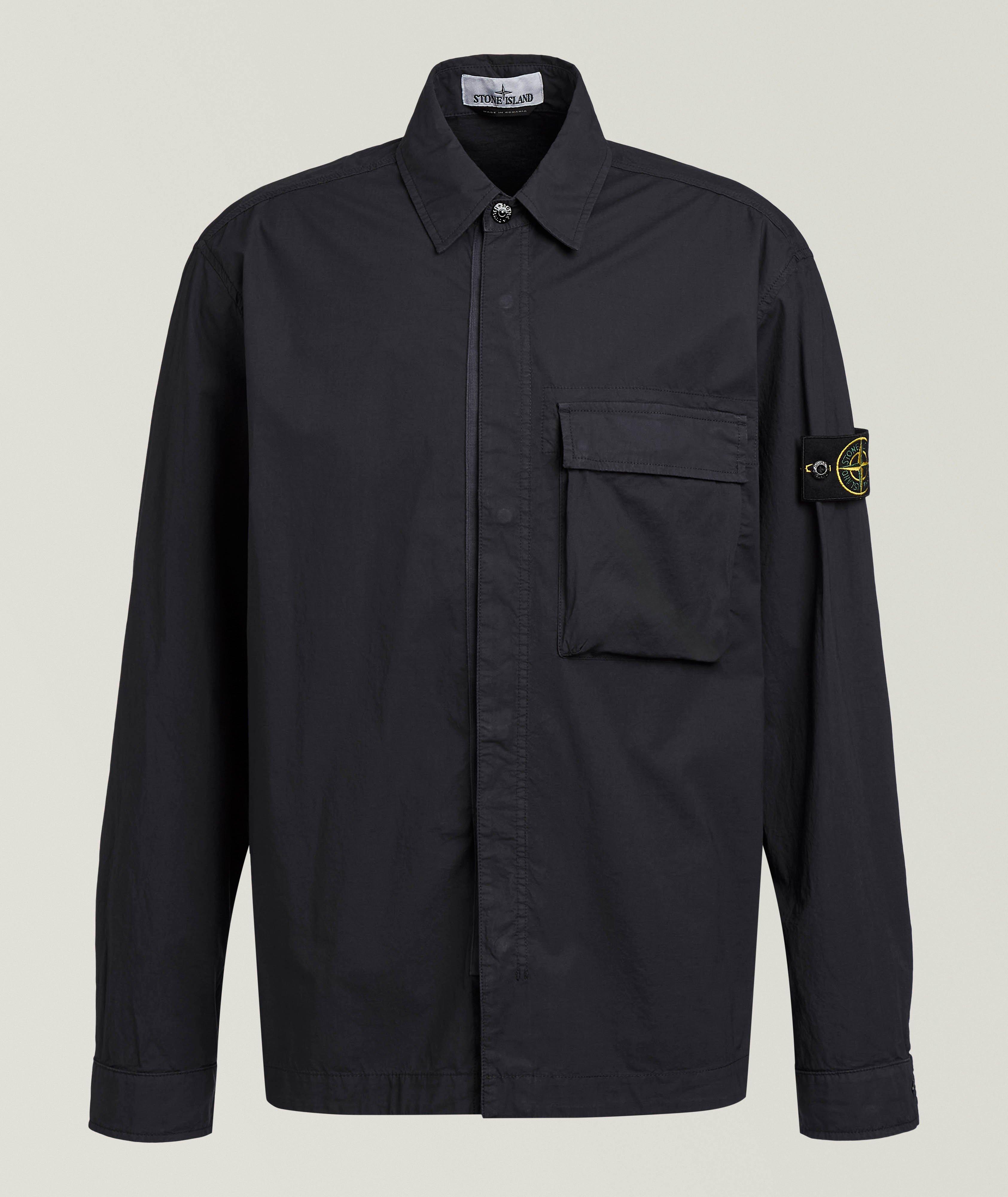 Stretch-Cotton Overshirt  image 0