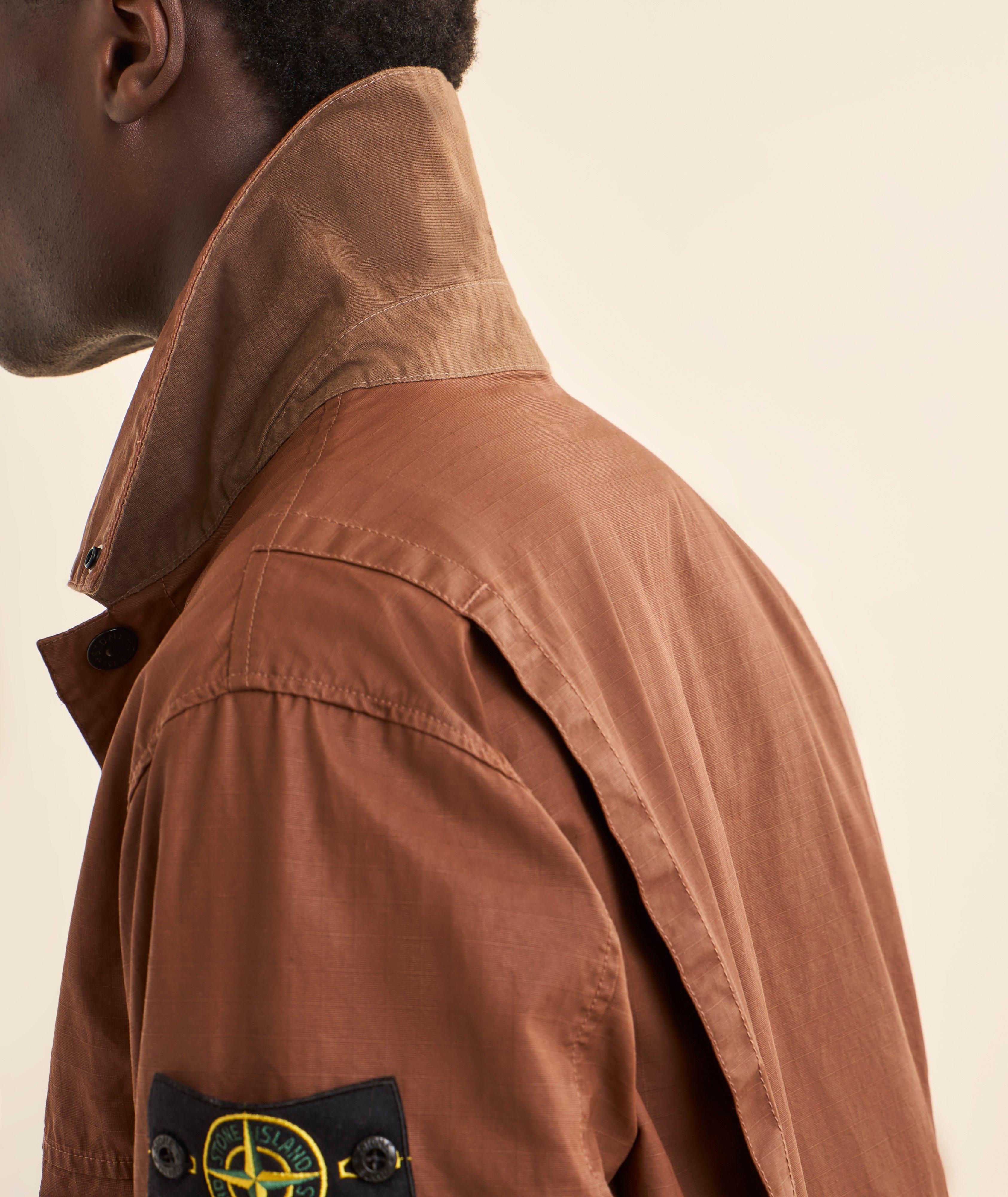 Double-Coated Ripstop Shirt Jacket  image 3