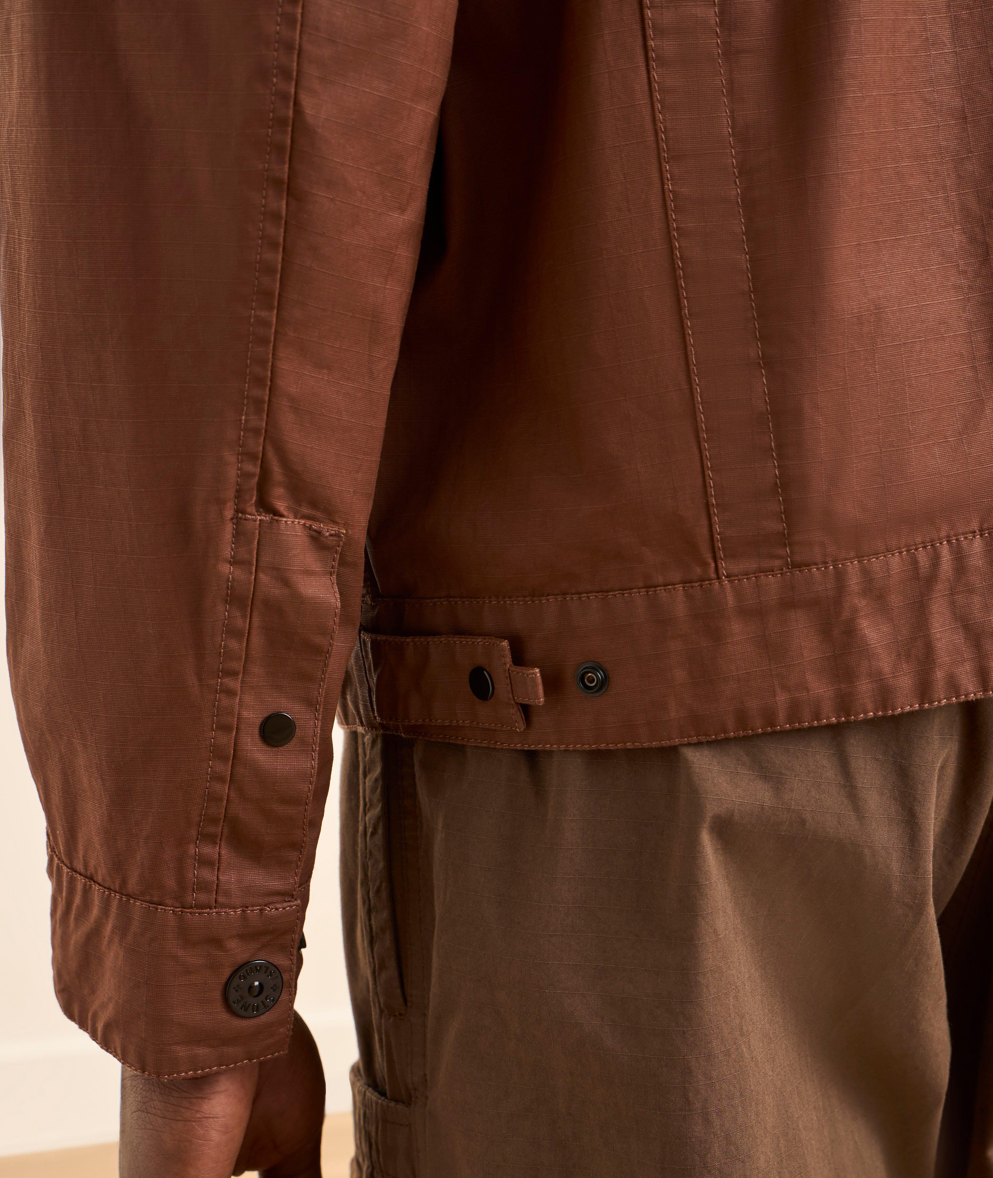 Double-Coated Ripstop Shirt Jacket  image 5