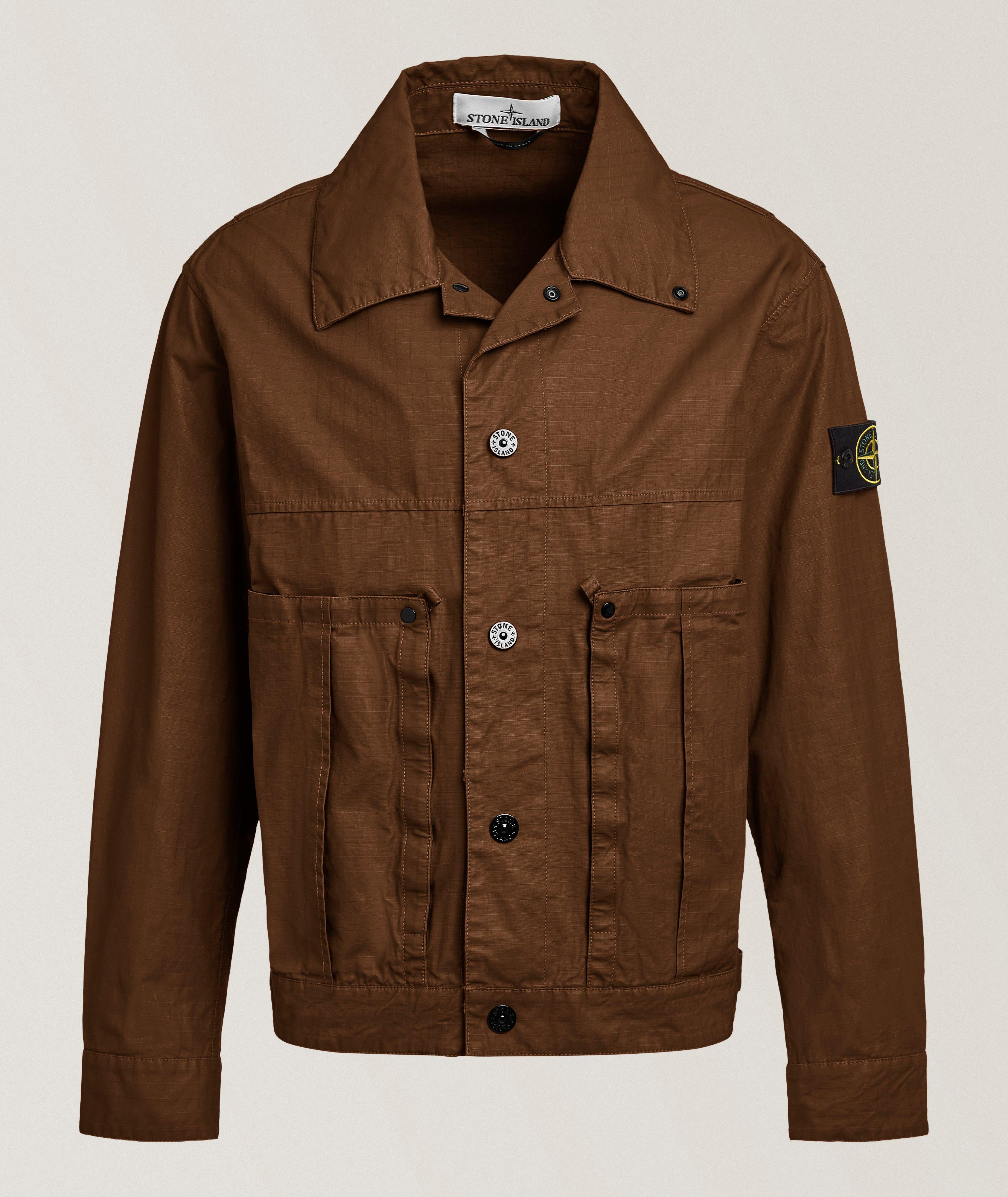 Stone Island Double-Coated Ripstop Shirt Jacket 