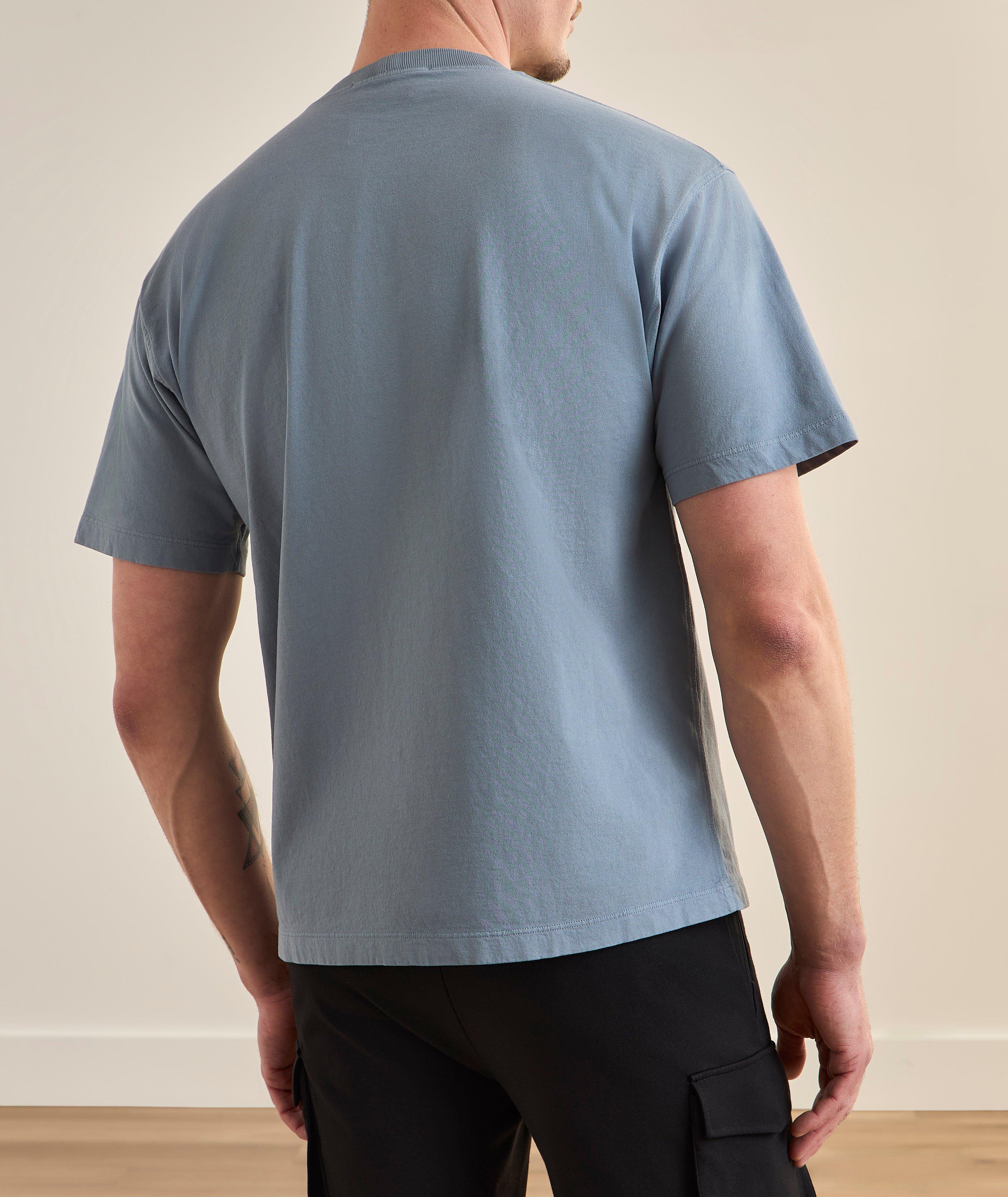 Garment Dyed Logo Cotton Jersey T-Shirt  image 2