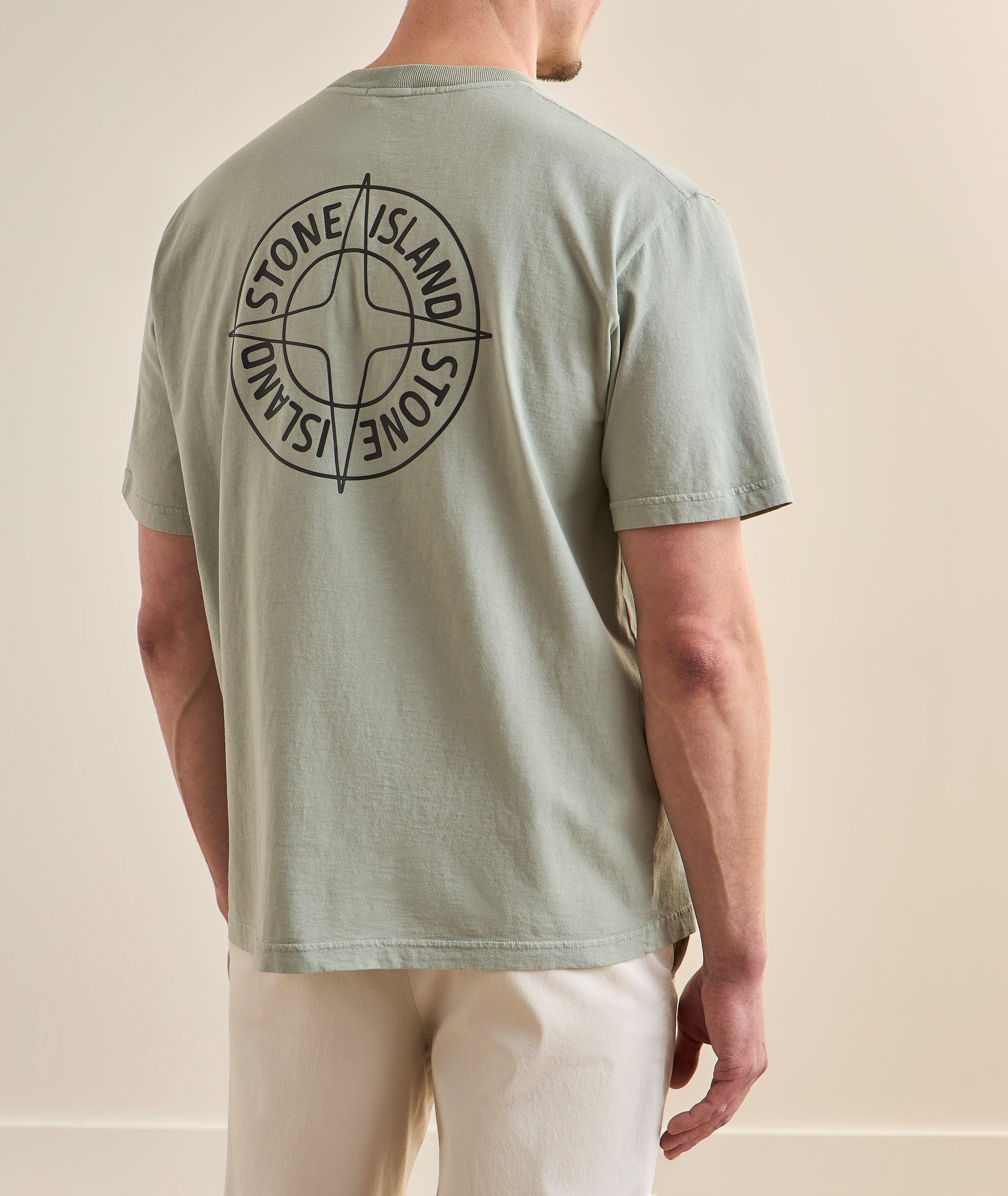 Garment Dyed Logo Cotton T-Shirt  image 3