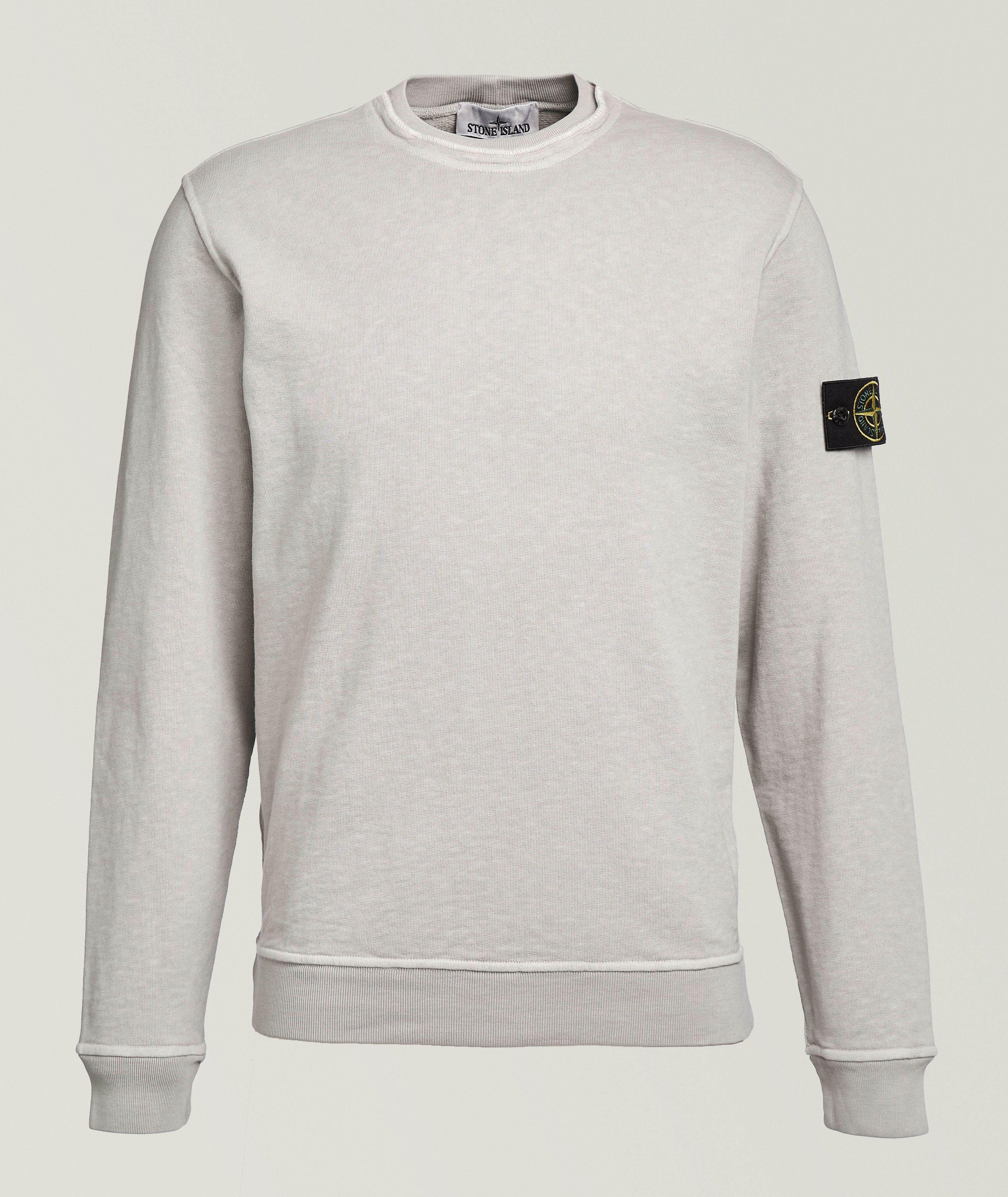 Stone Island Malfilé Cotton Fleece Sweatshirt 