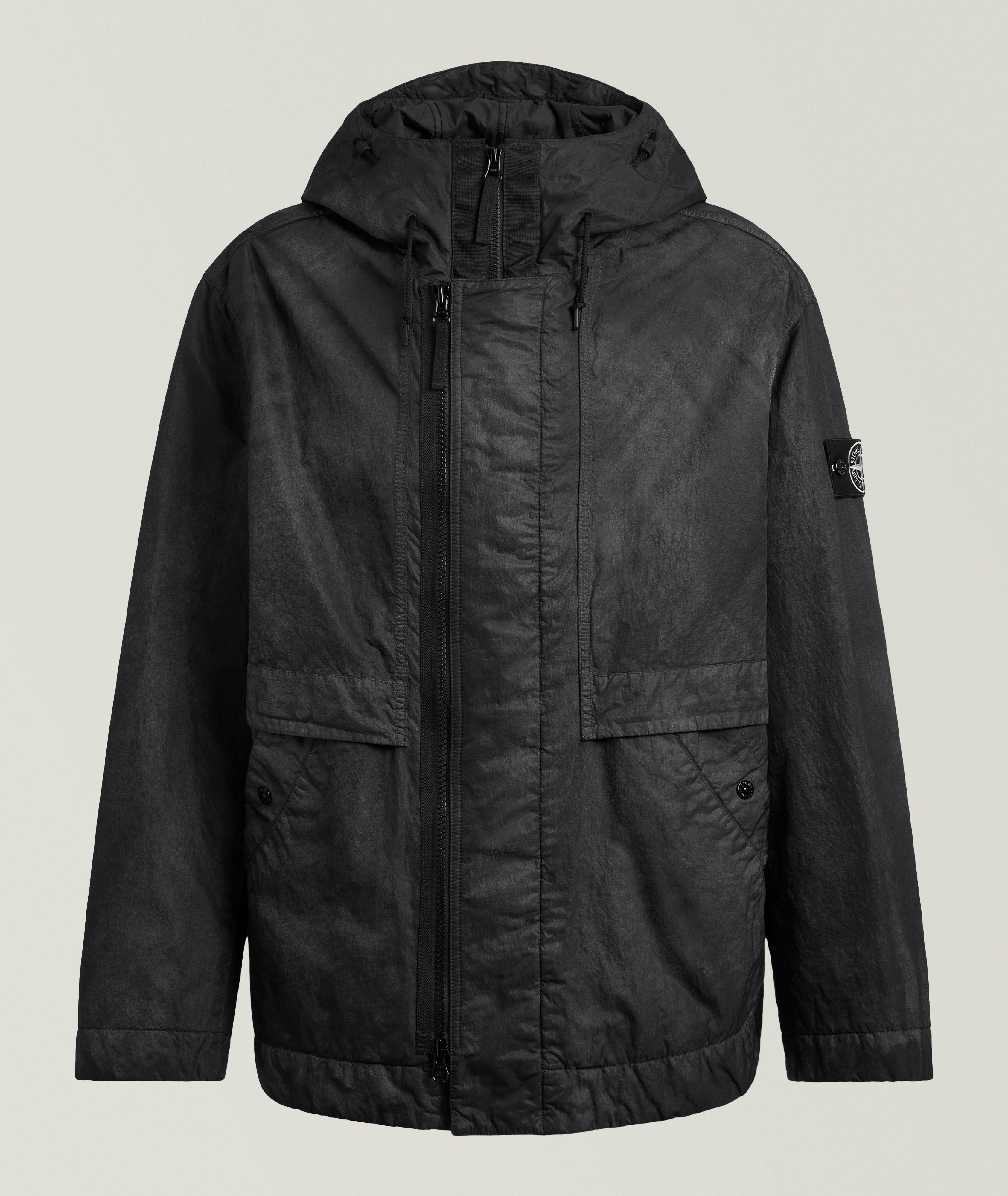 Stone Island Reflective Garment-Dyed Coat 