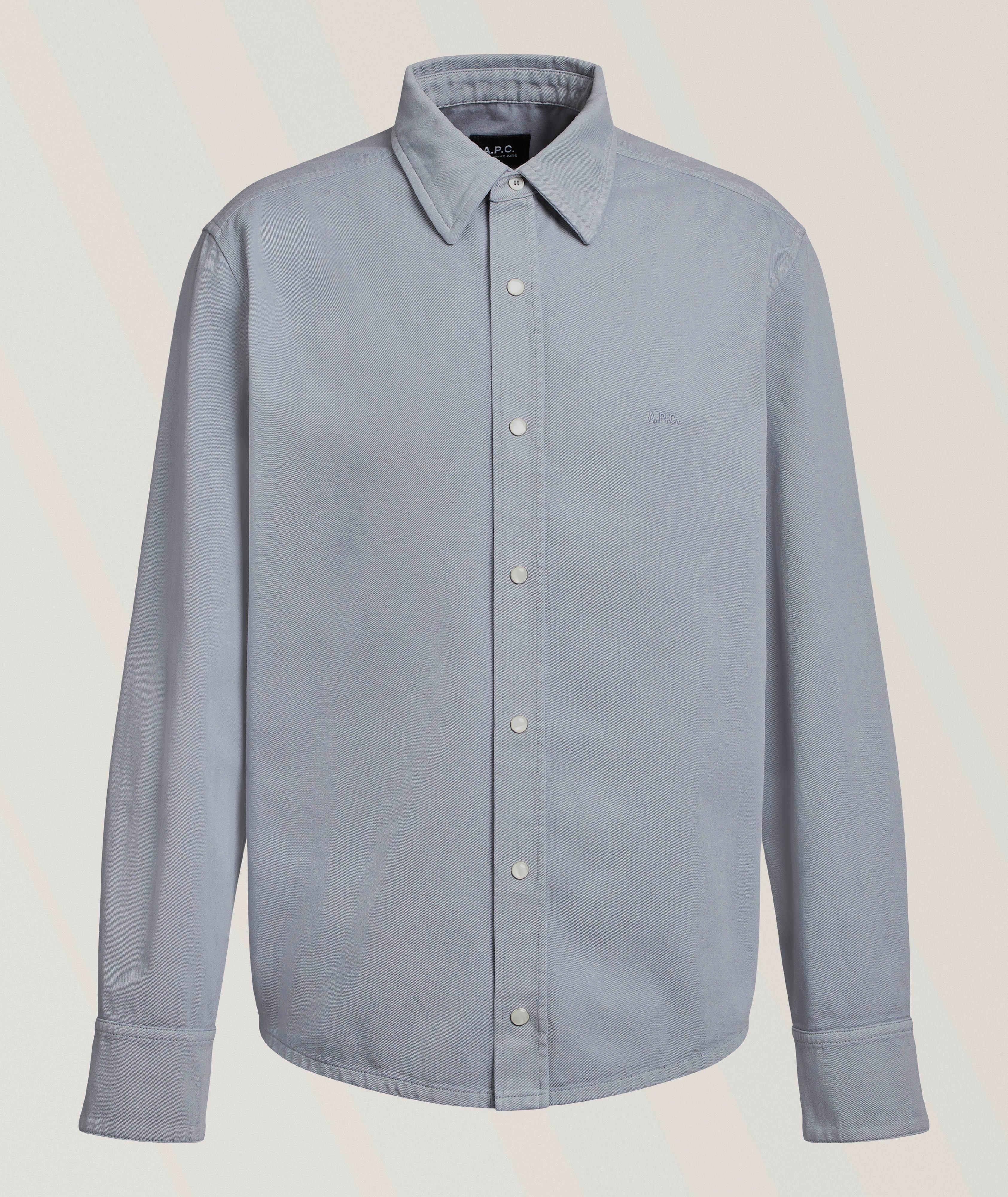 Embroidered Cotton Overshirt image 0