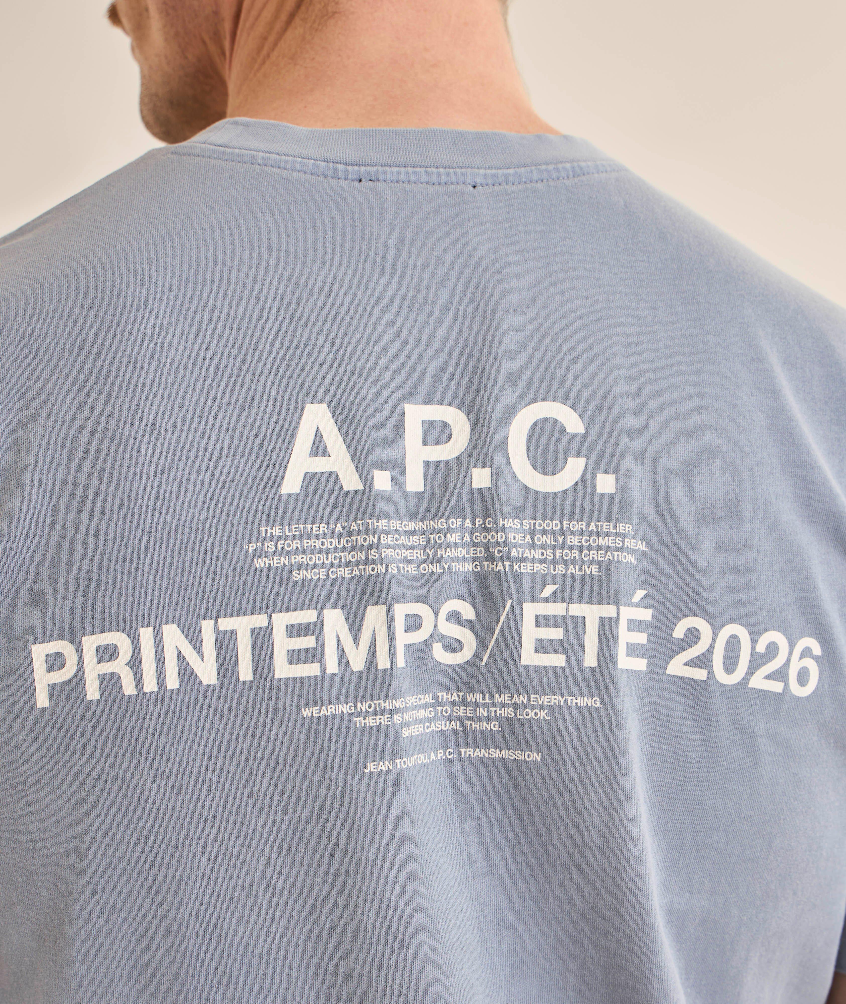 Standard Logo Back Cotton T-Shirt image 4