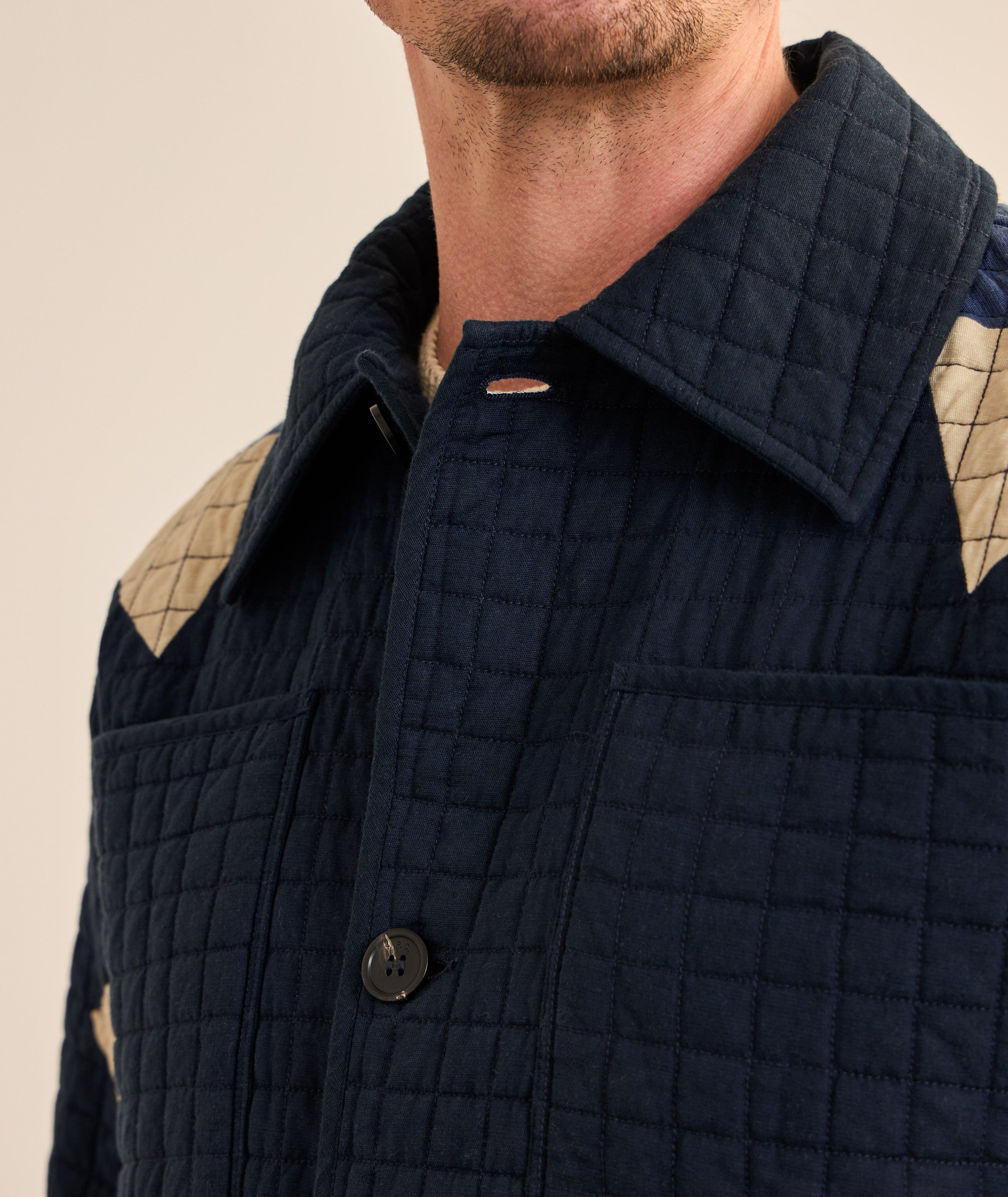 Diamond Quilted Shirt Jacket image 1