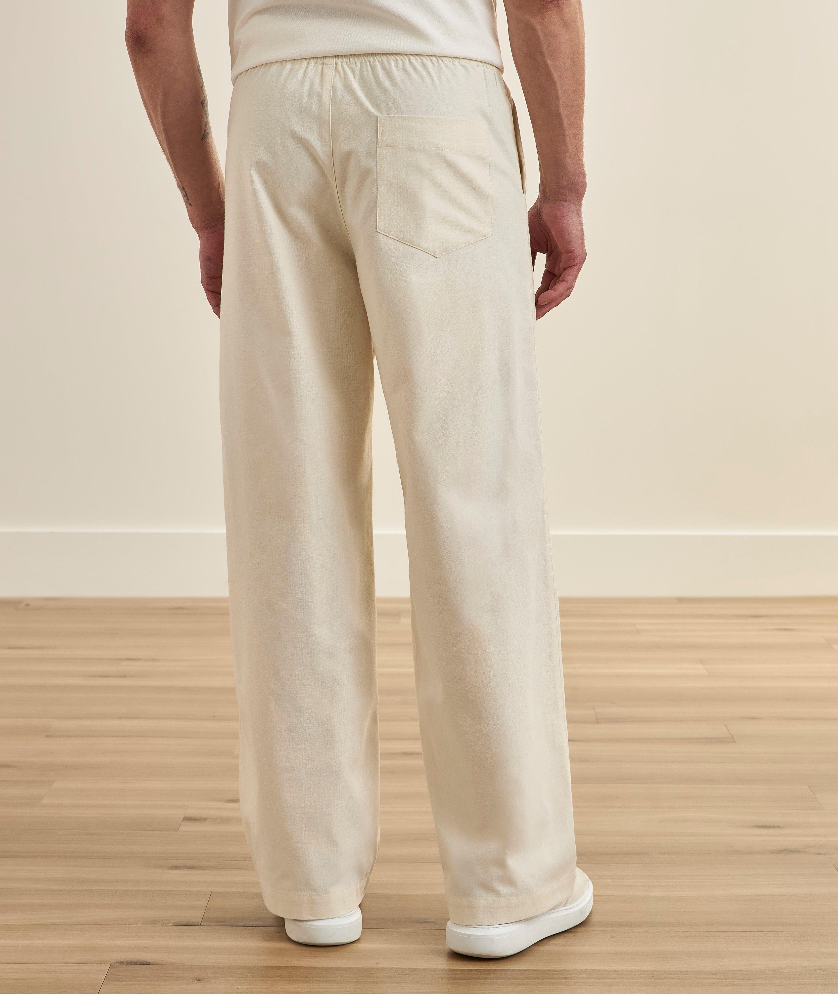 Pantalon jambes-larges taille-élastiquée image 2