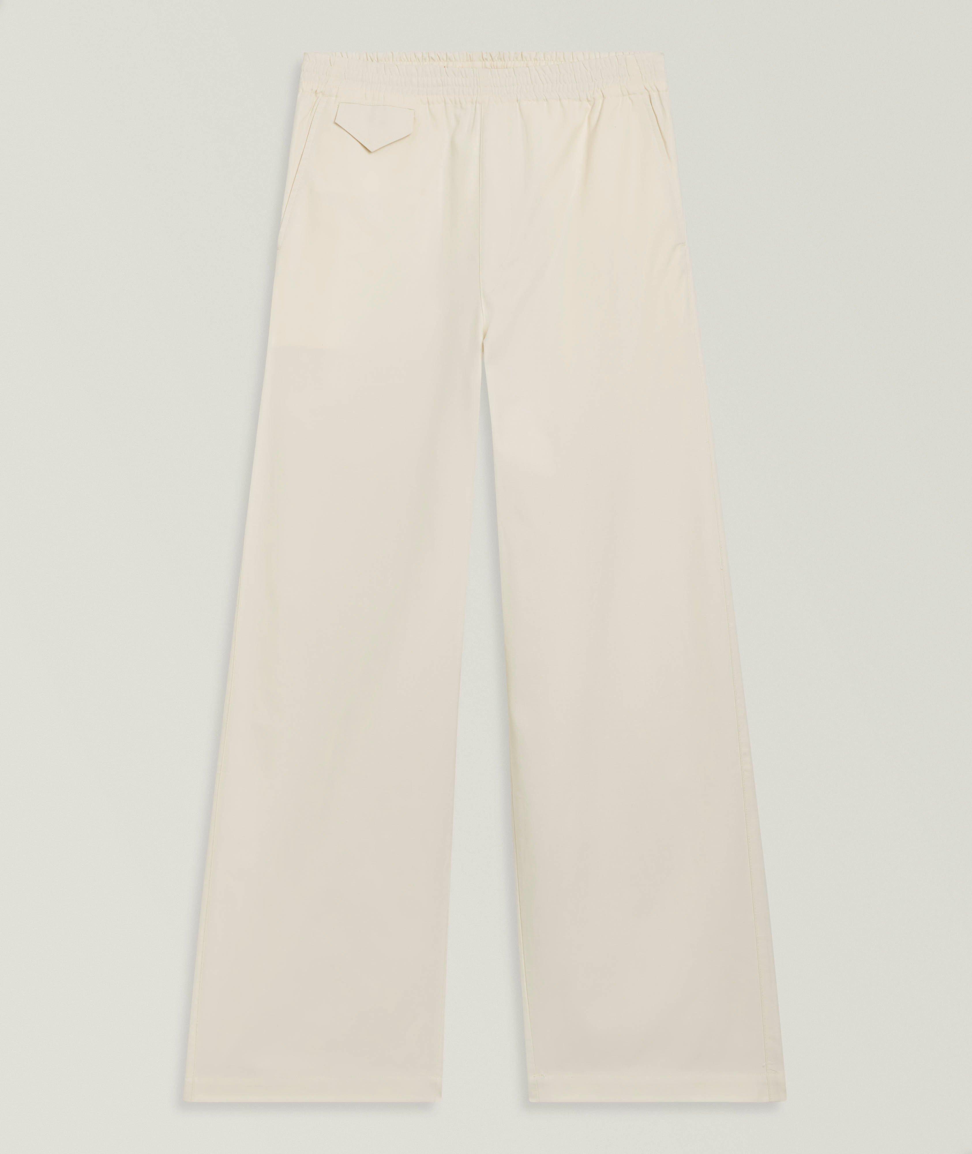 A.P.C. Elasticized-Waist Wide-Leg Pants