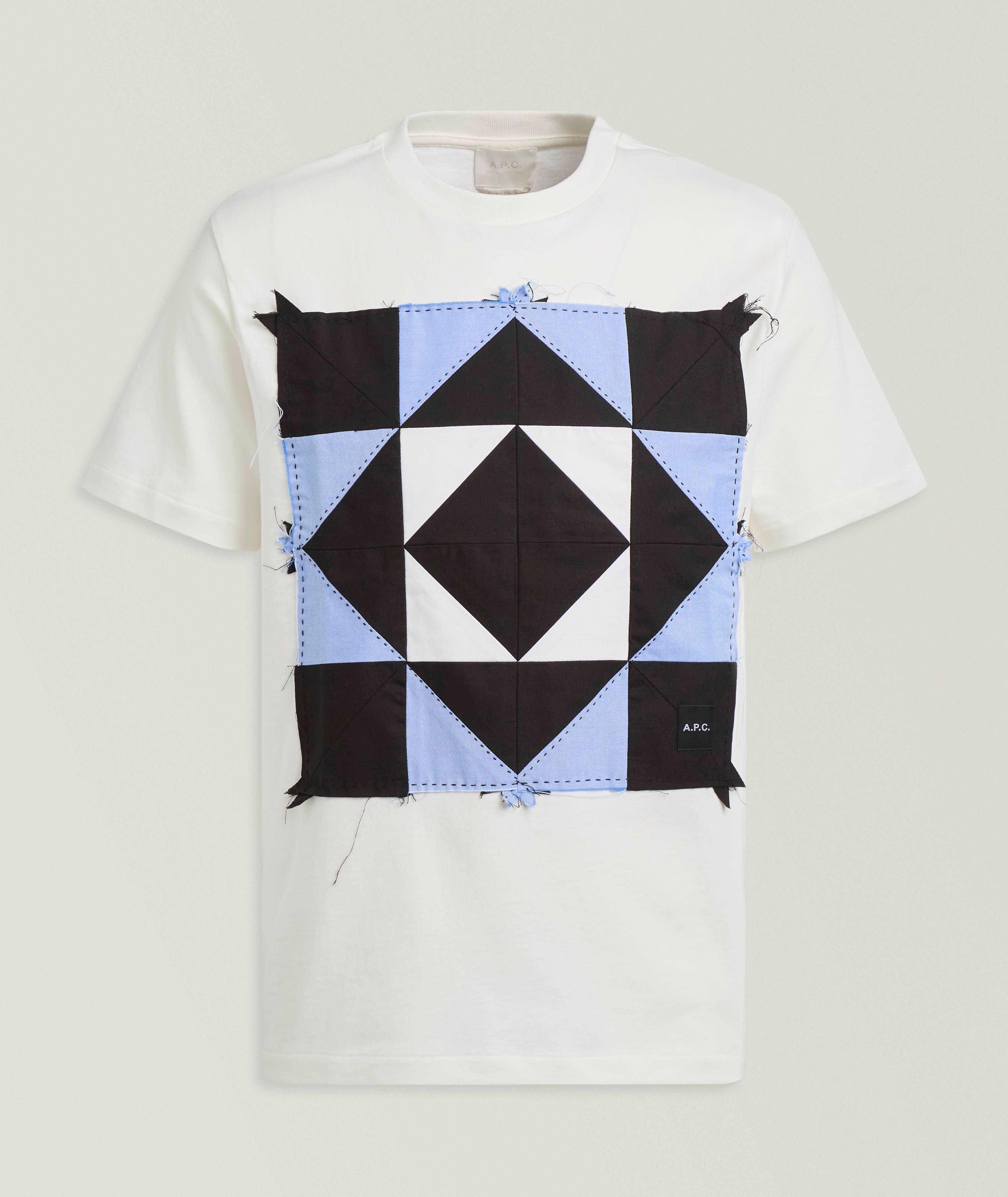 A.P.C. Diamond Quilted Cotton T-Shirt 