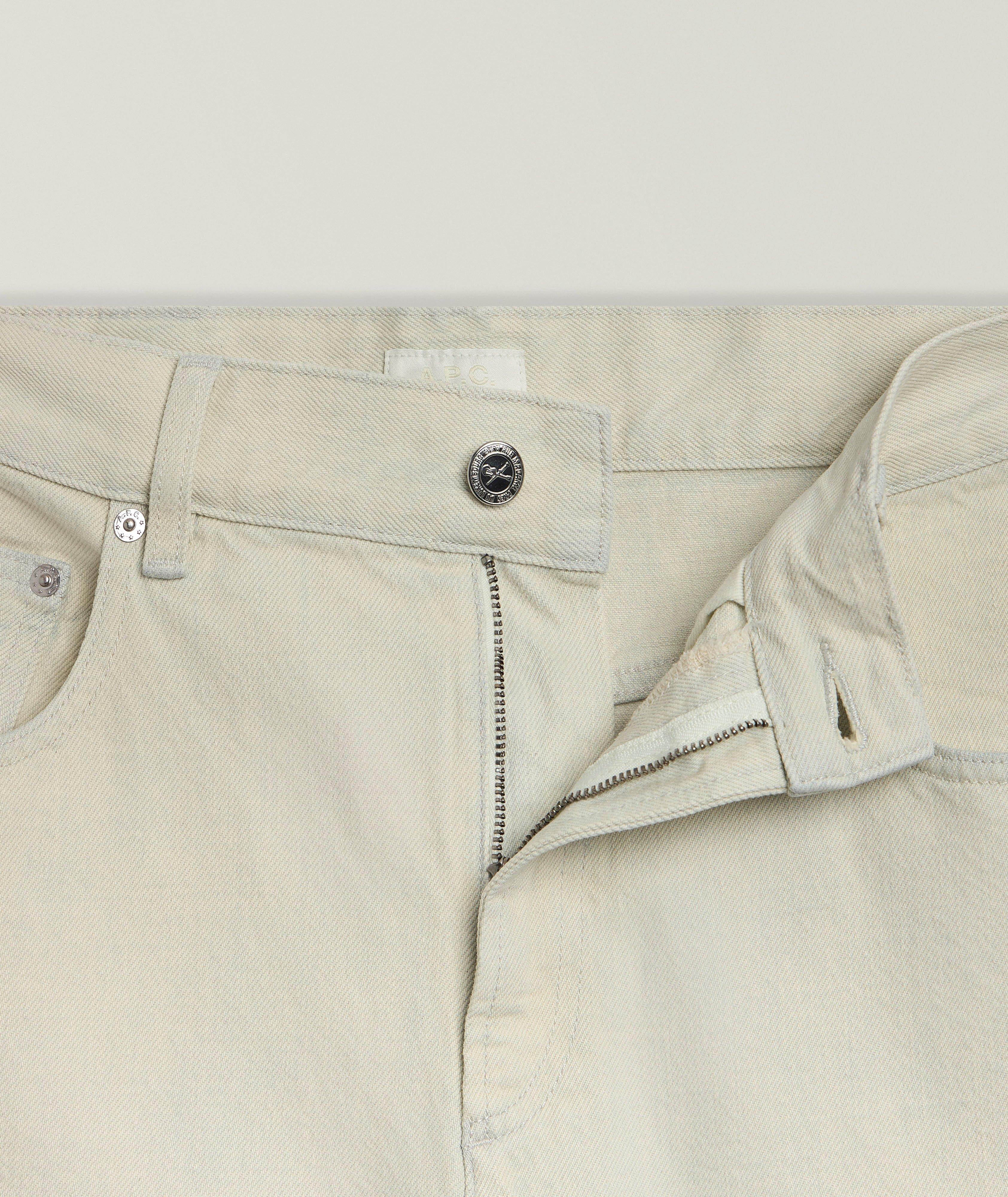 Jean coton jambes larges délavé Clyde image 1