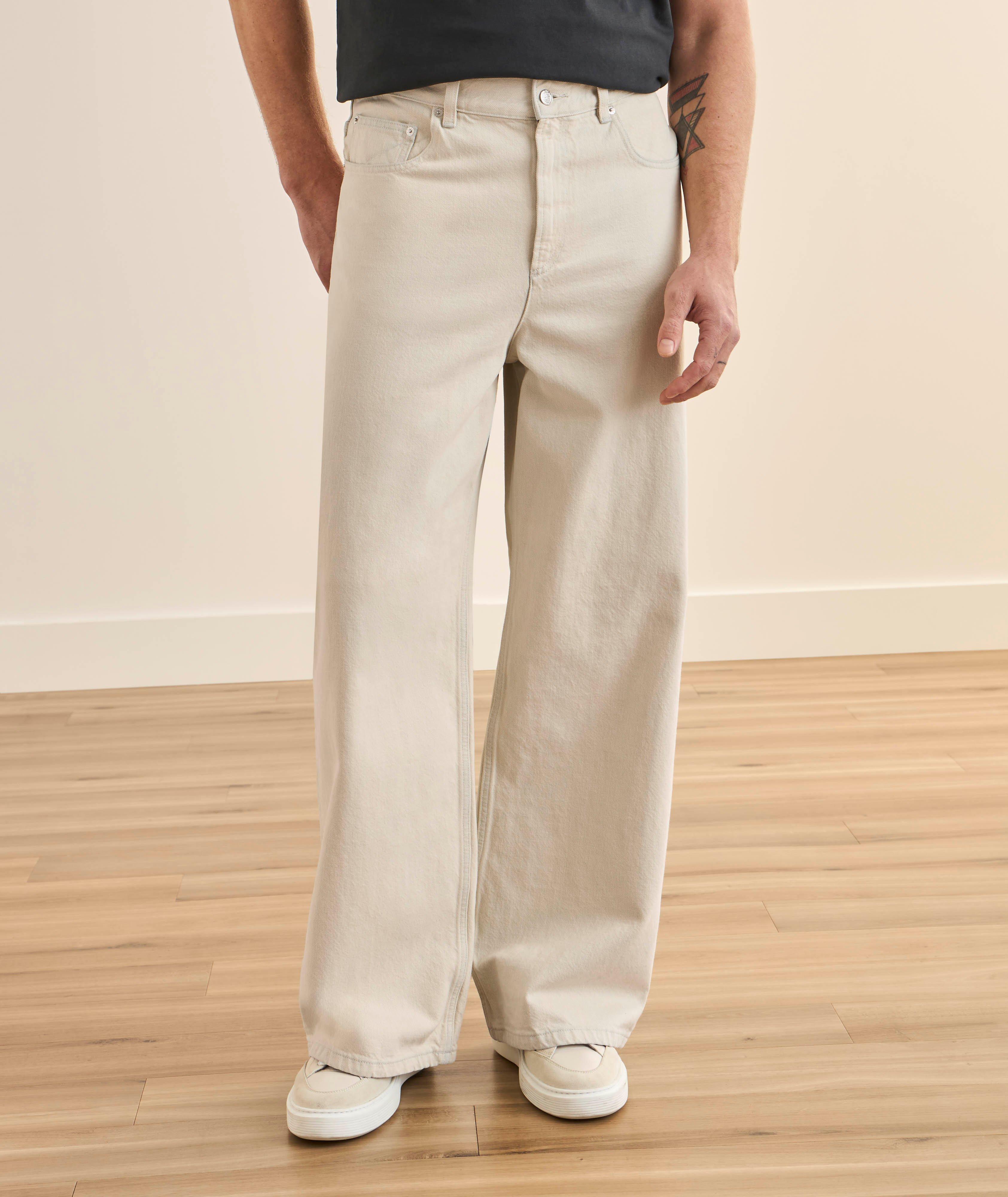 Clyde Wide-Leg Bleached Cotton Jeans image 1