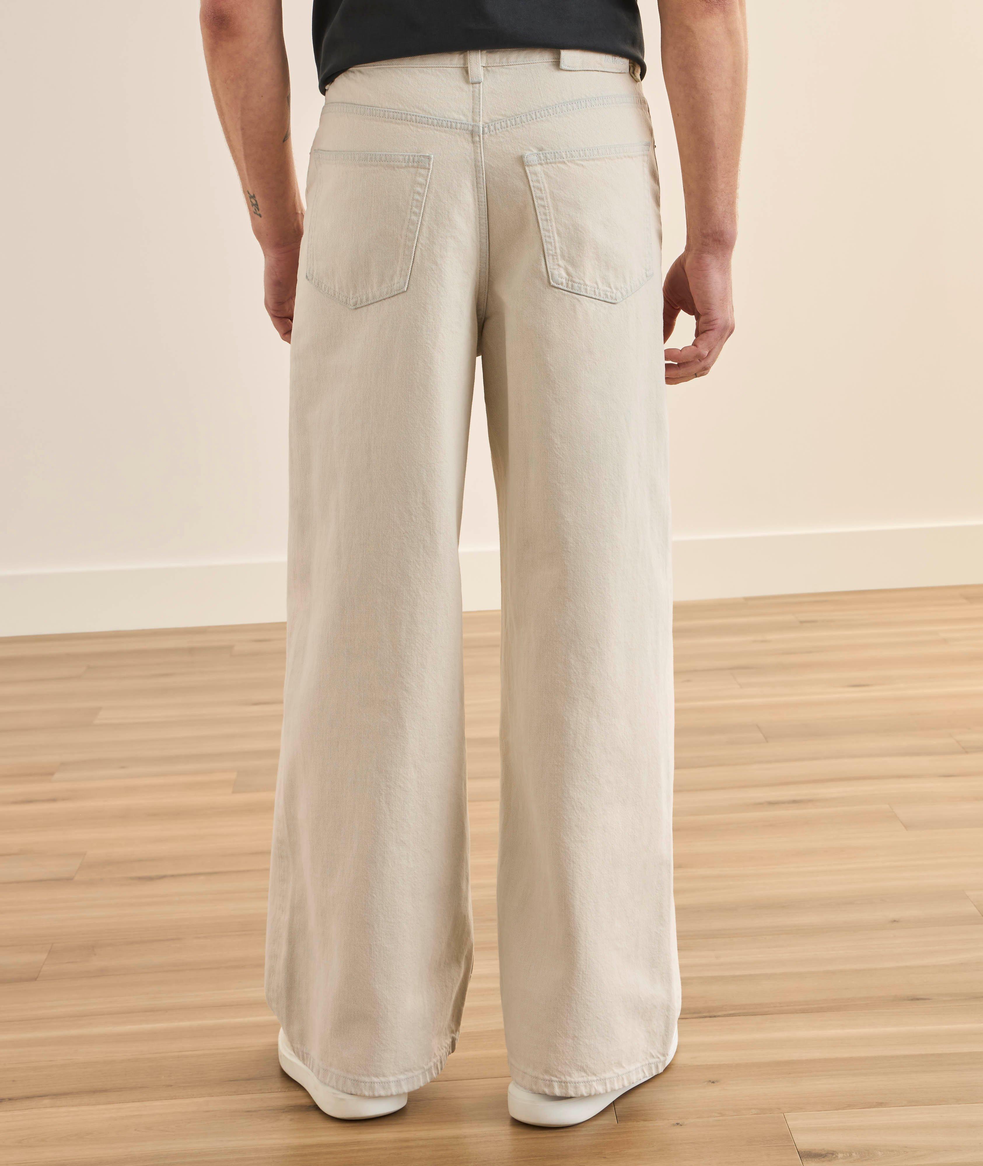 Clyde Wide-Leg Bleached Cotton Jeans image 2