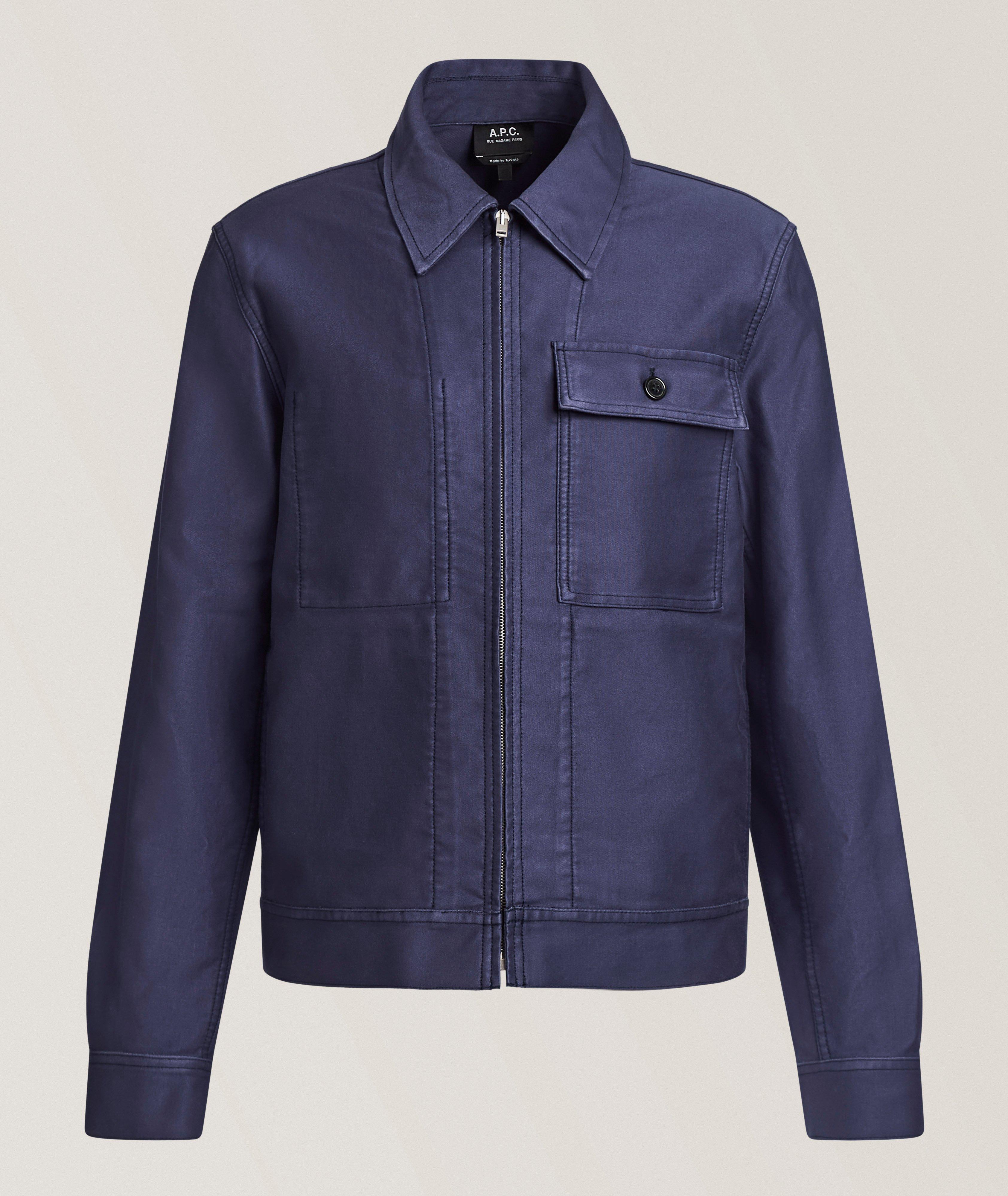 A.P.C. Moleskin Cotton Workwear Overshirt