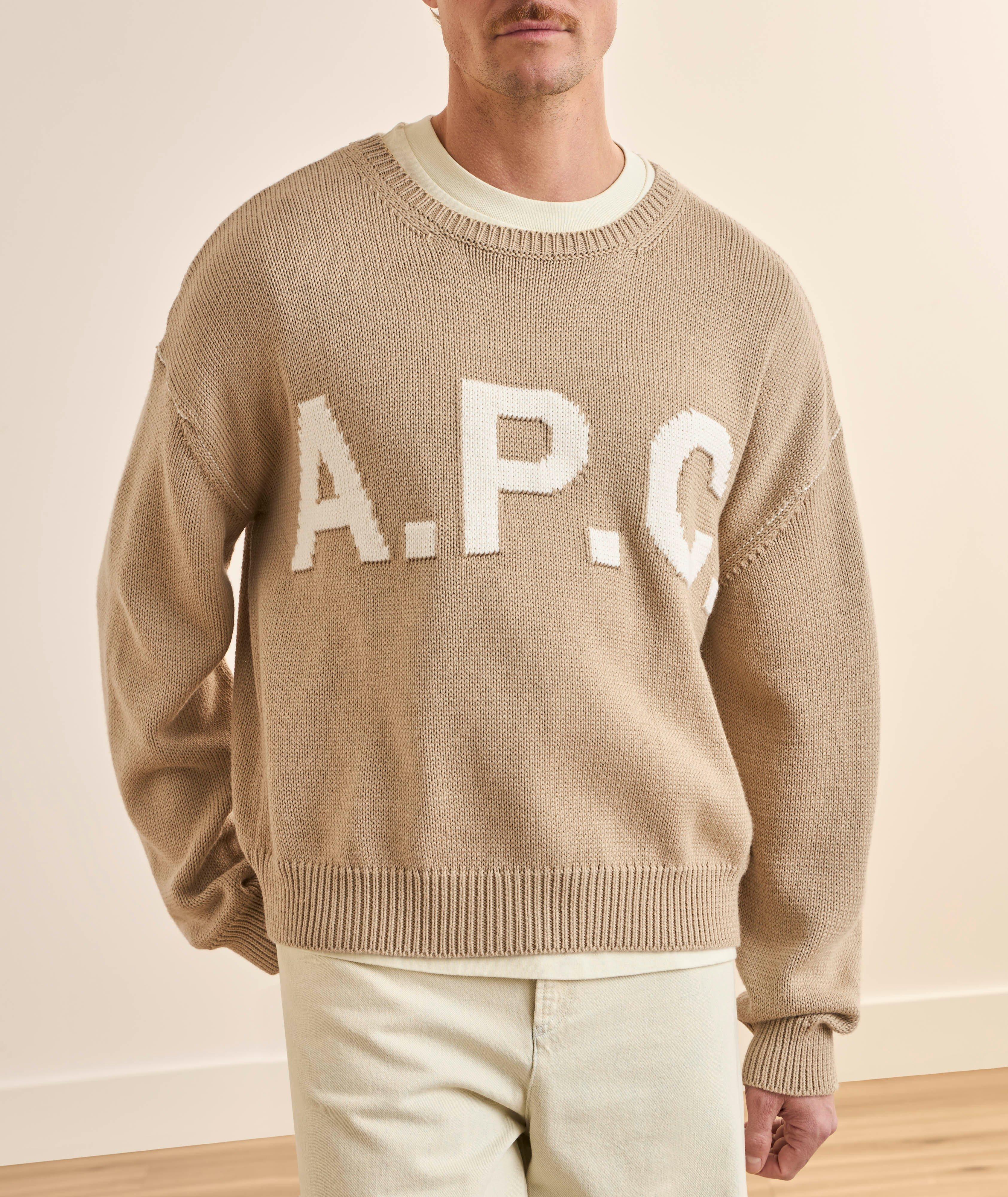 APC Intarsia Knit Crewneck Sweater image 1