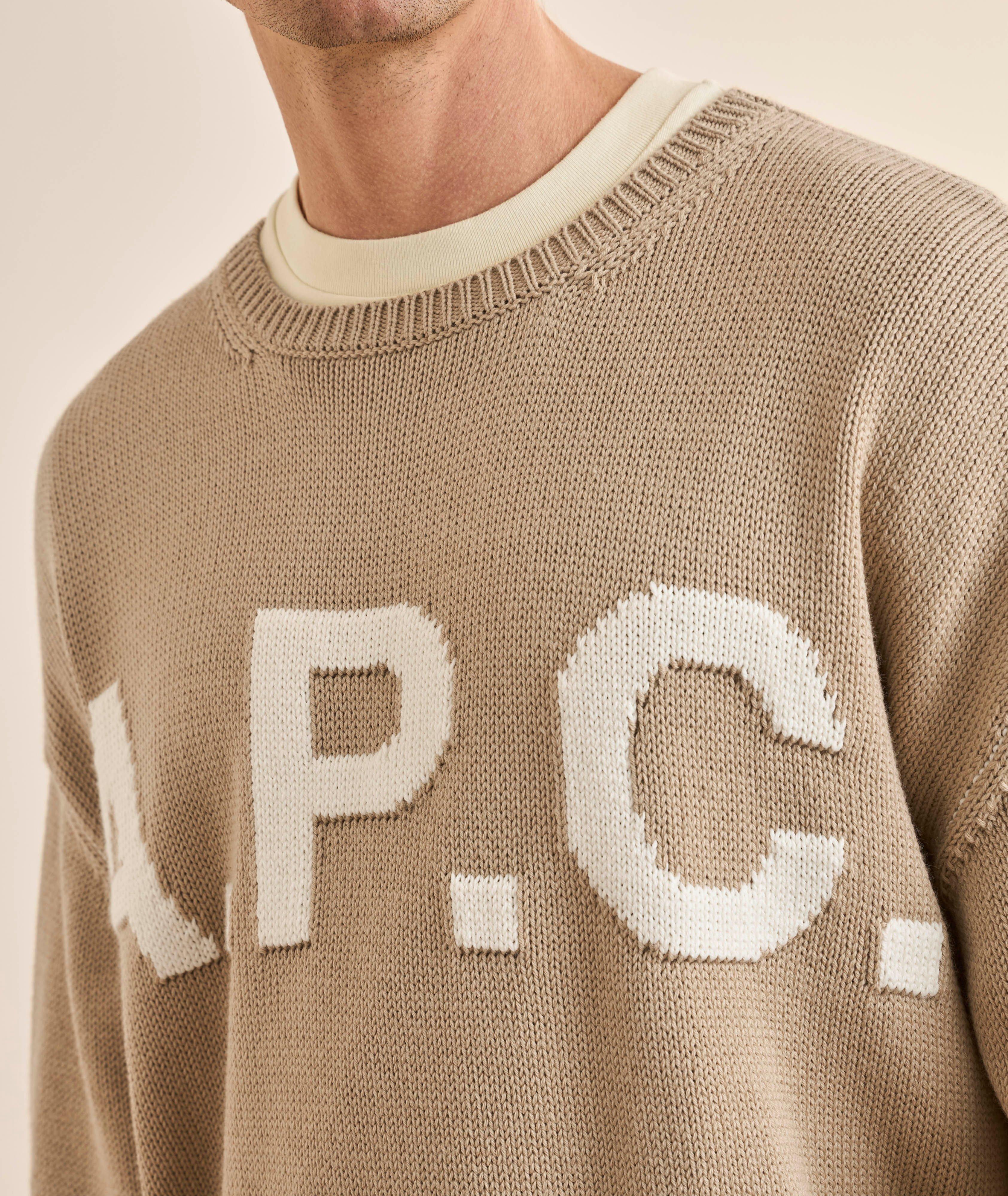 APC Intarsia Knit Crewneck Sweater image 3