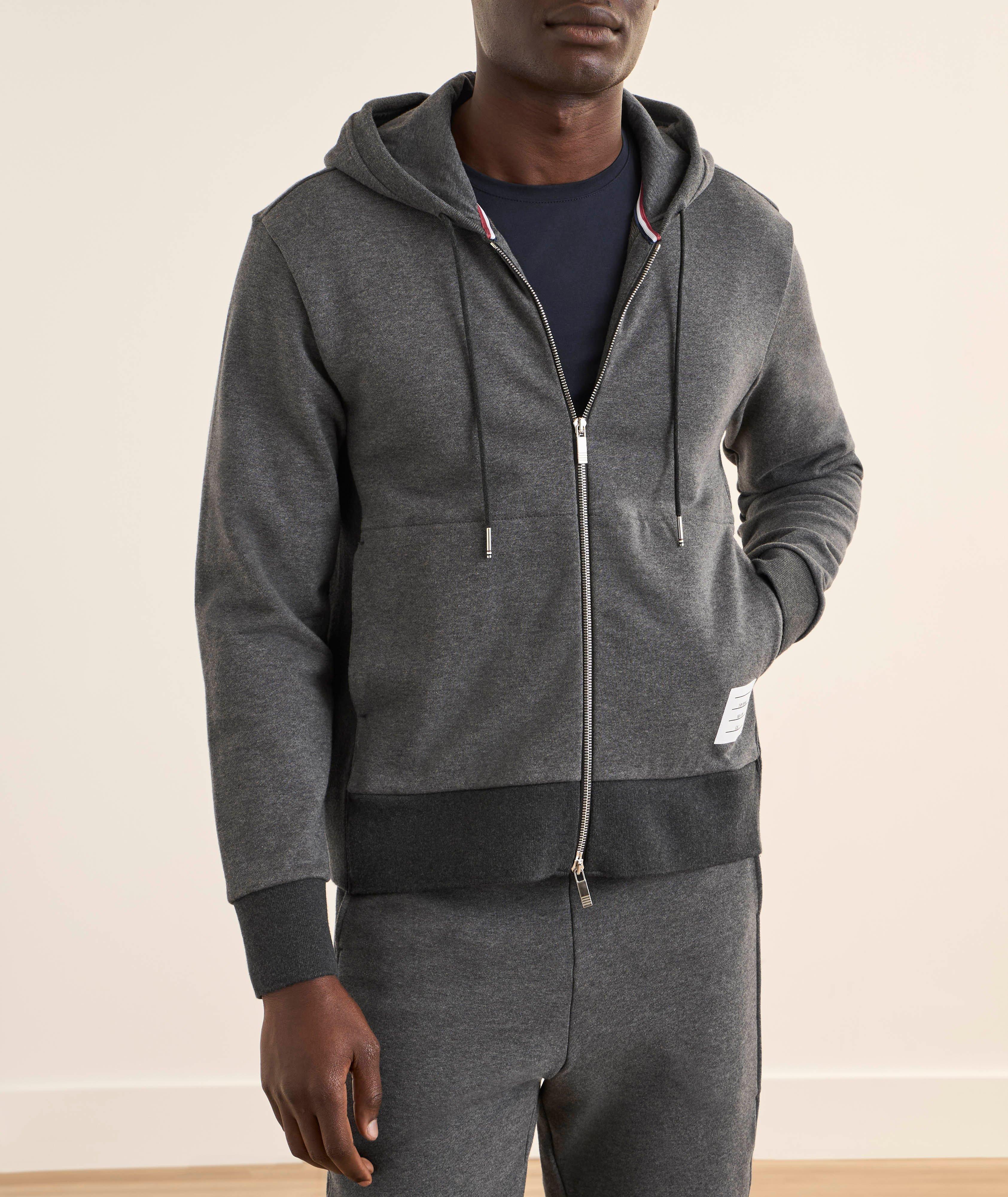 4-Bar Loopback Hooded Sweater image 1